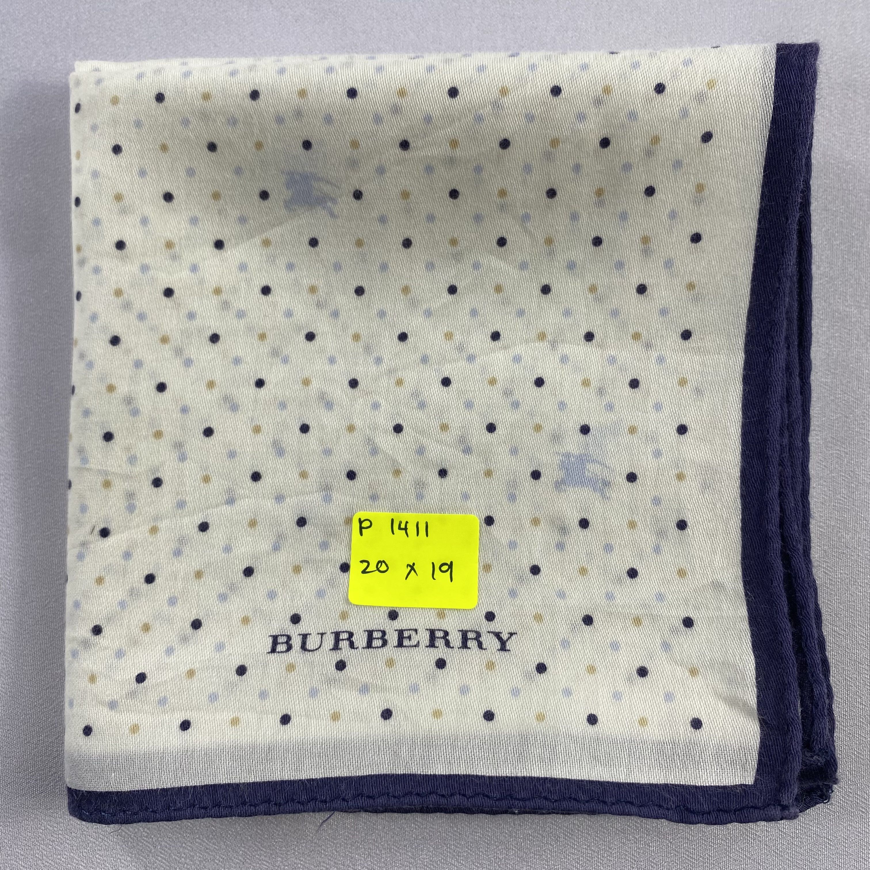 Burberry × Vintage Burberry Handkerchief / Neckerchief / Bandana-P1411 Size ONE SIZE - 5 Thumbnail