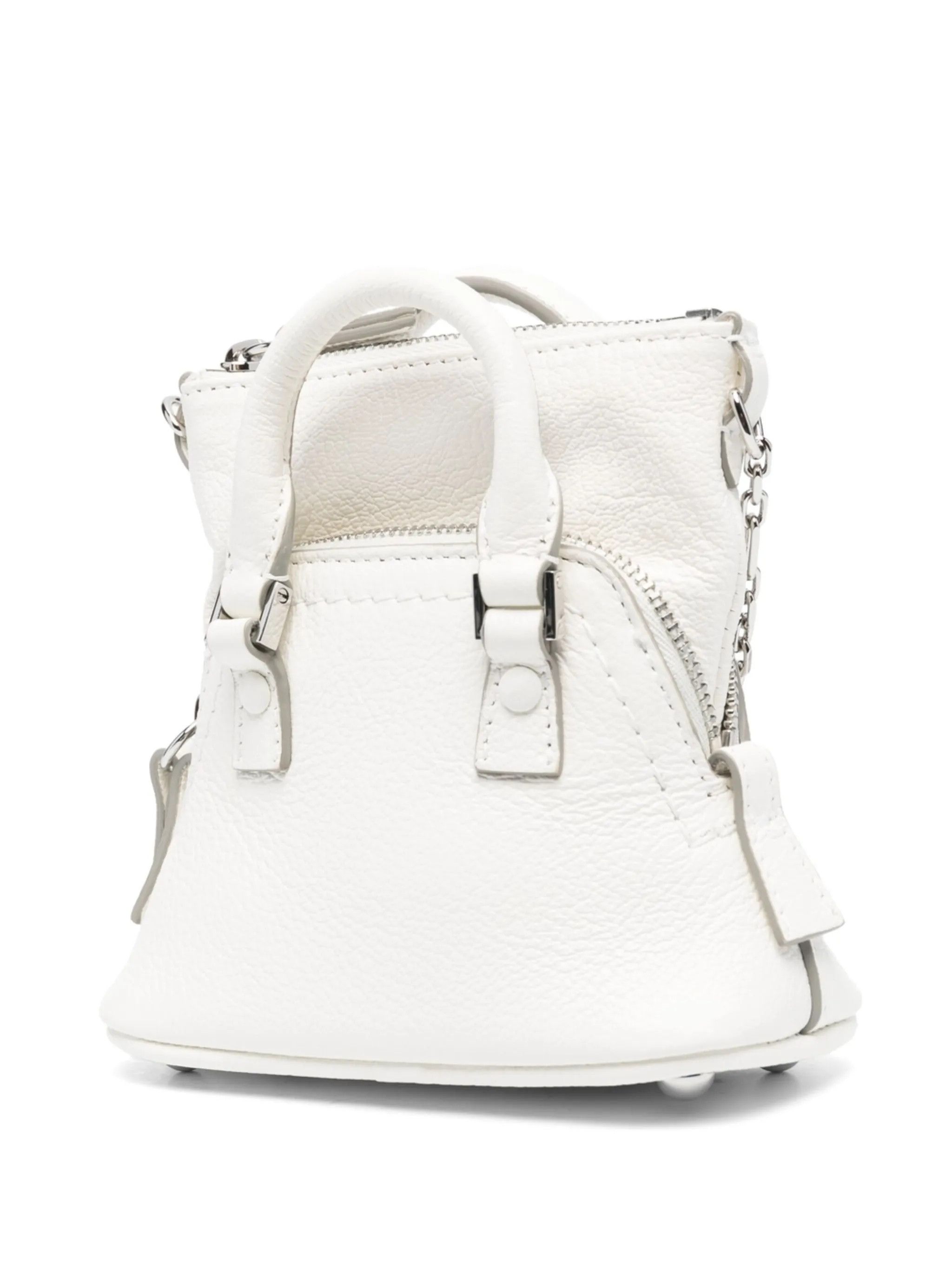 Maison Margiela oc11z1225 Size: OS / Classique Baby Tote Bag in White Size ONE SIZE - 3 Thumbnail