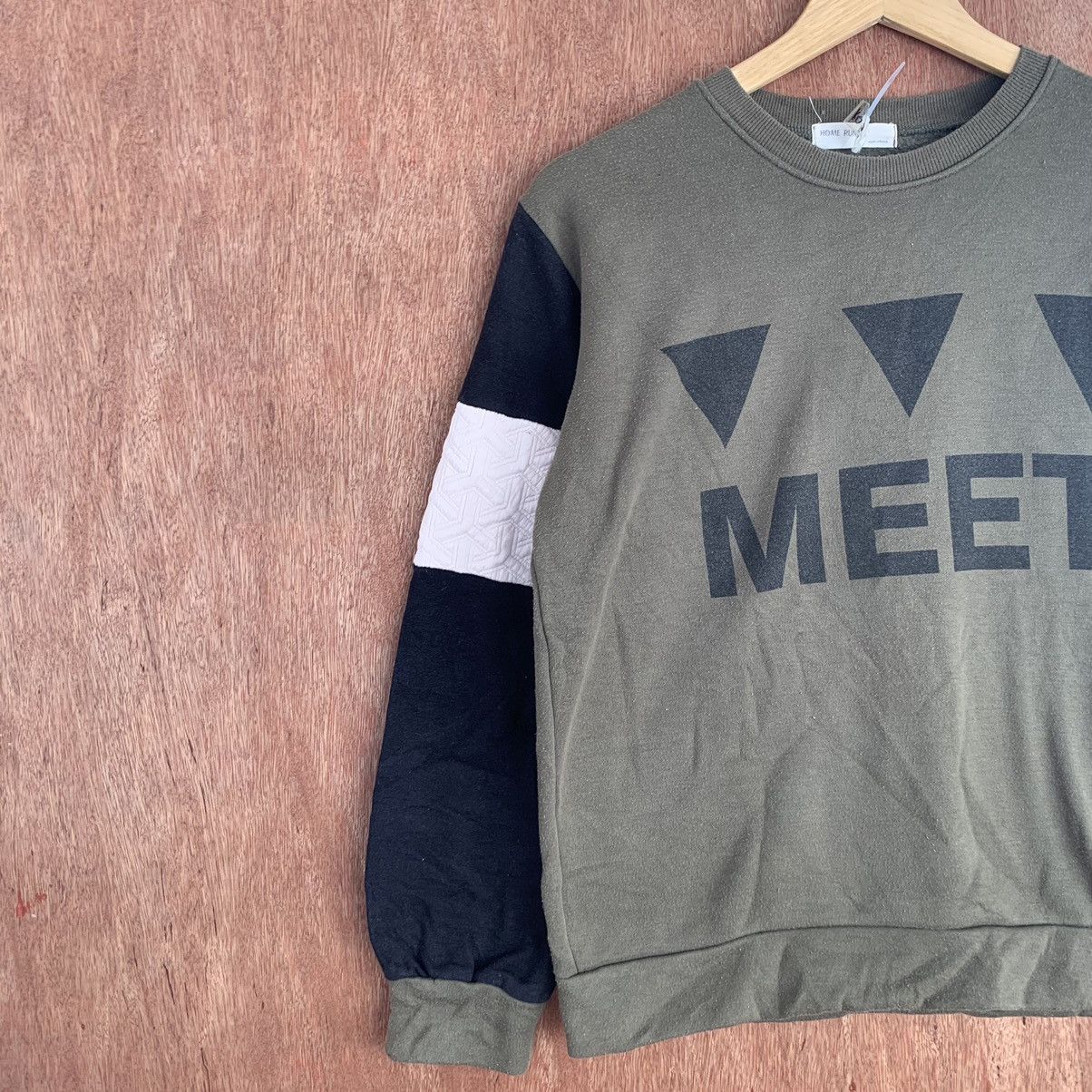 Vintage Vintage Home Run Green Sweatshirt #K01487 Size US M / EU 48-50 / 2 - 7 Thumbnail