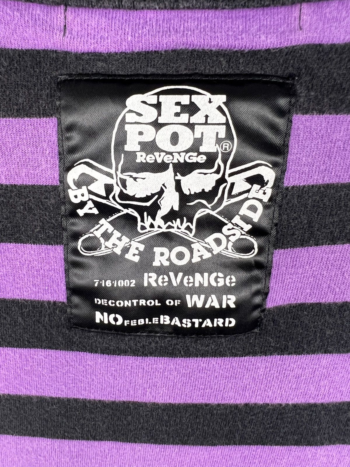Sex Pot ReVeNGe Sex Pot Revenge Stripes Tshirt Size US XS / EU 42 / 0 - 8 Thumbnail