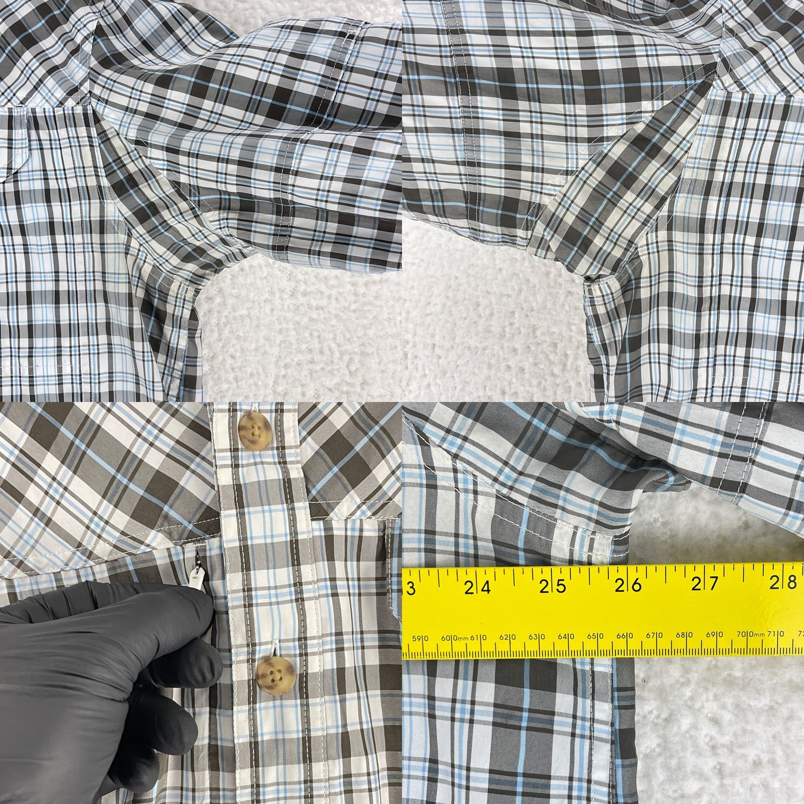 Vintage Duluth Trading Co. Gray Plaid Button-Down Shirt Mens Long Sleeve Size XLT Tall Gray Plaid Shirt Mens Long Sleeve Duluth Trading Co. Size US XL / EU 56 / 4 - 8 Thumbnail