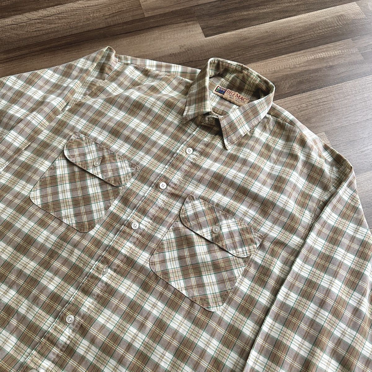 Vintage Vintage Big Mac Button Up Shirt Size US XL / EU 56 / 4 - 2 Thumbnail