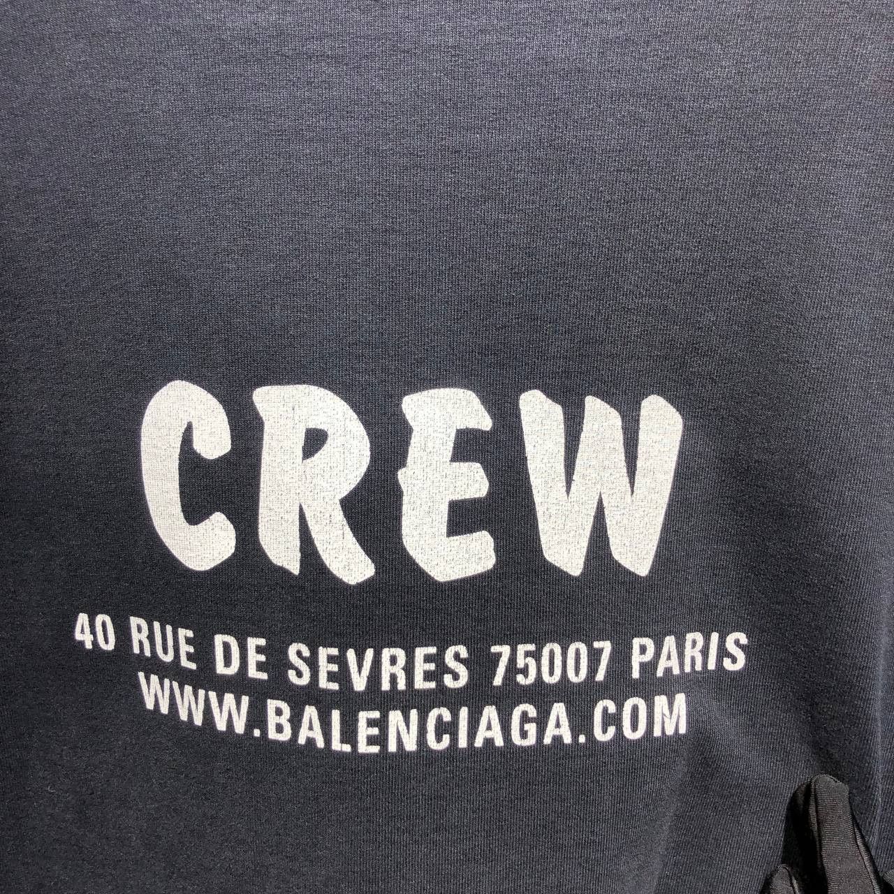 Balenciaga Balenciaga Crew Tee Size US L / EU 52-54 / 3 - 2 Thumbnail