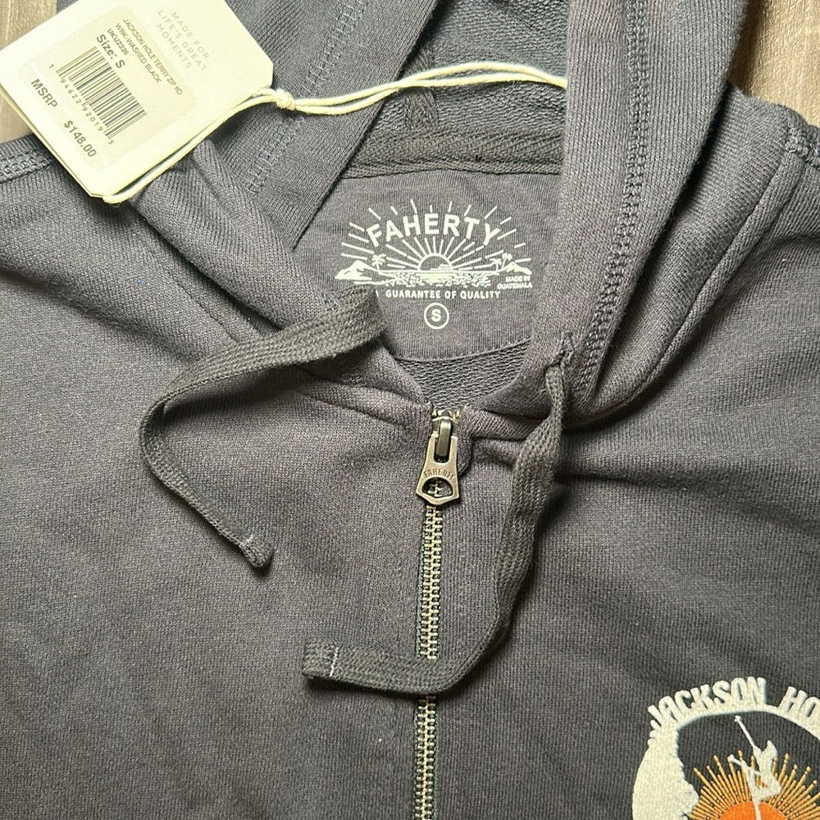 Faherty Faherty Jackson Hole Wyoming Terry Full Zip Hoodie - Small Size US S / EU 44-46 / 1 - 8 Thumbnail
