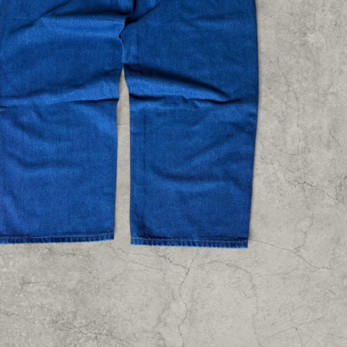 Japanese Brand Cool wide skater Japanese style jeans in blue. Size L Size US 34 / EU 50 - 3 Thumbnail