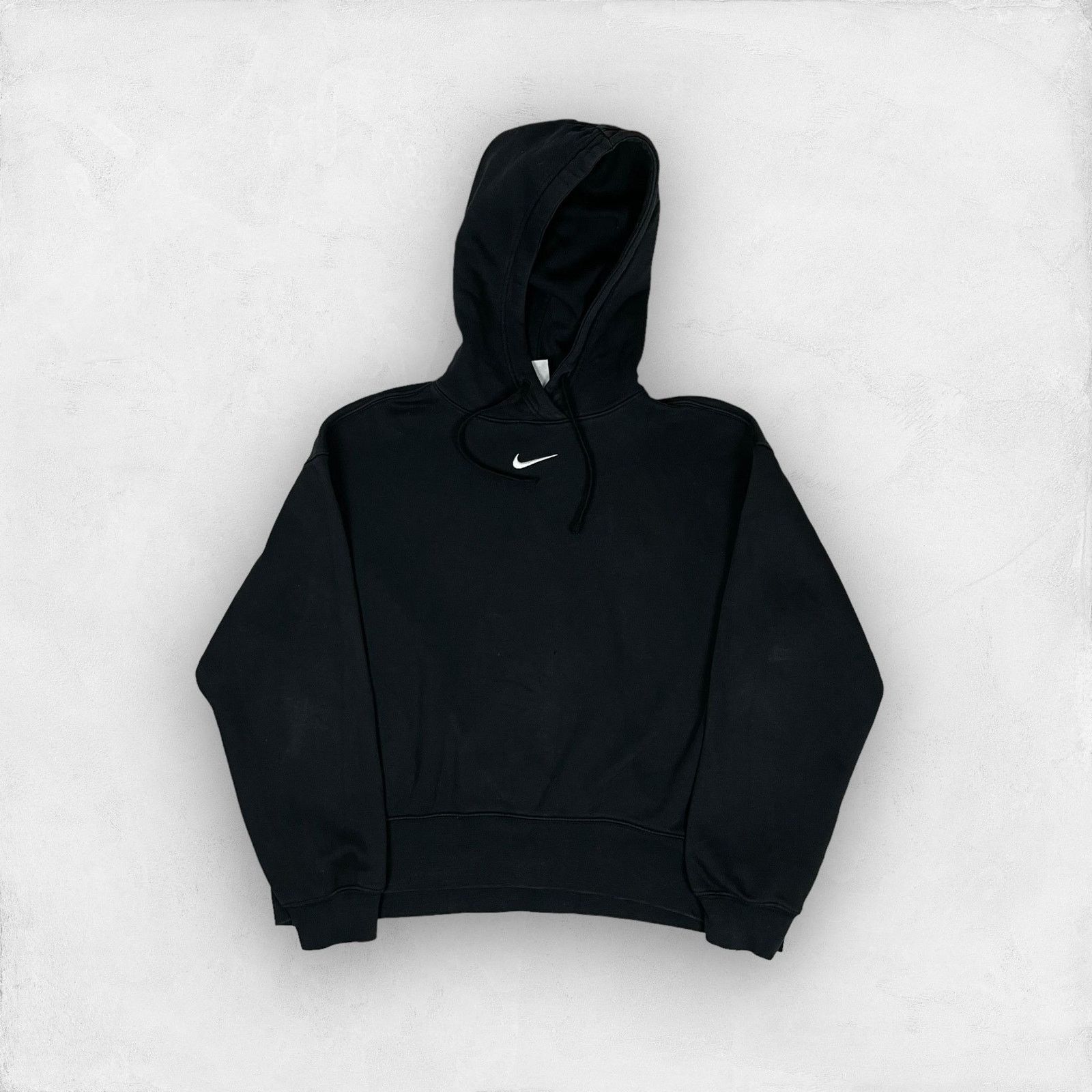 Nike Nike Men's Black Cotton Long Sleeve Pullover Hoodie Medium Size US M / EU 48-50 / 2 - 1 Thumbnail