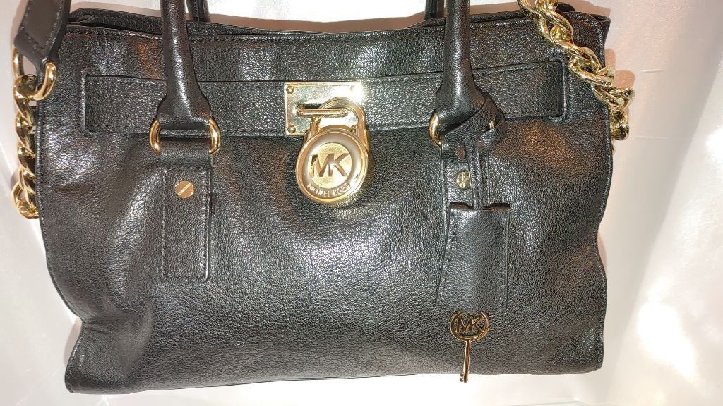 Michael Kors Michael Kors Hamilton Pebbled Leather Satchel Size ONE SIZE - 3 Thumbnail