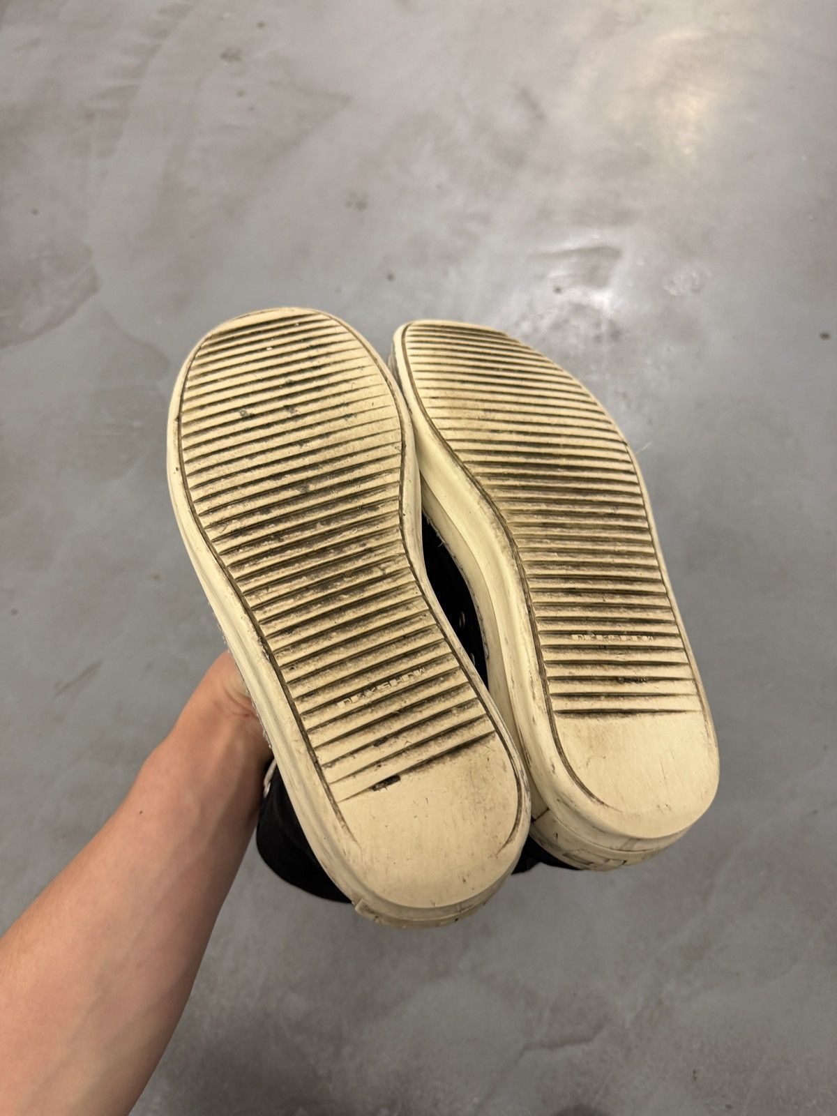 Rick Owens Drkshdw Rick Owens Drkshdw Ramones High Sneakers Size US 9 / EU 42 - 16 Thumbnail