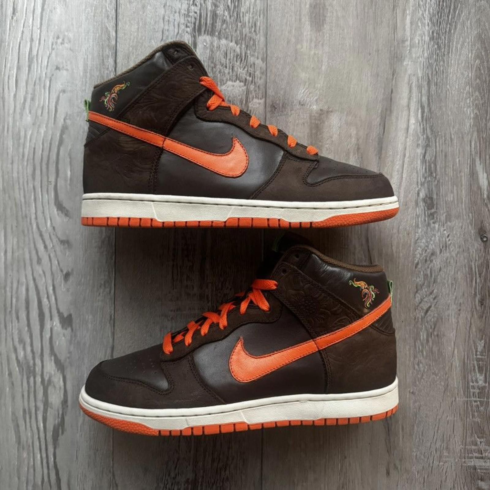 Nike NIKE • Dunk High Premium "Cinder/Brown" (9M) Size US 9.5 / EU 42-43 - 2 Thumbnail