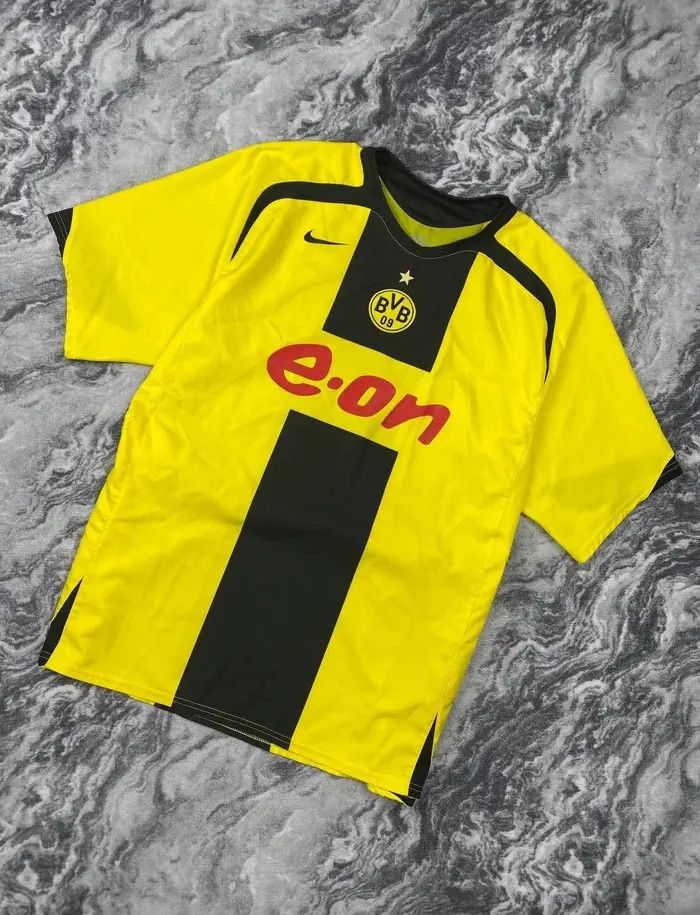 Nike Nike Borussia Dortmund 2005 2006 Kringe #6 Home Size US XL / EU 56 / 4 - 2 Thumbnail