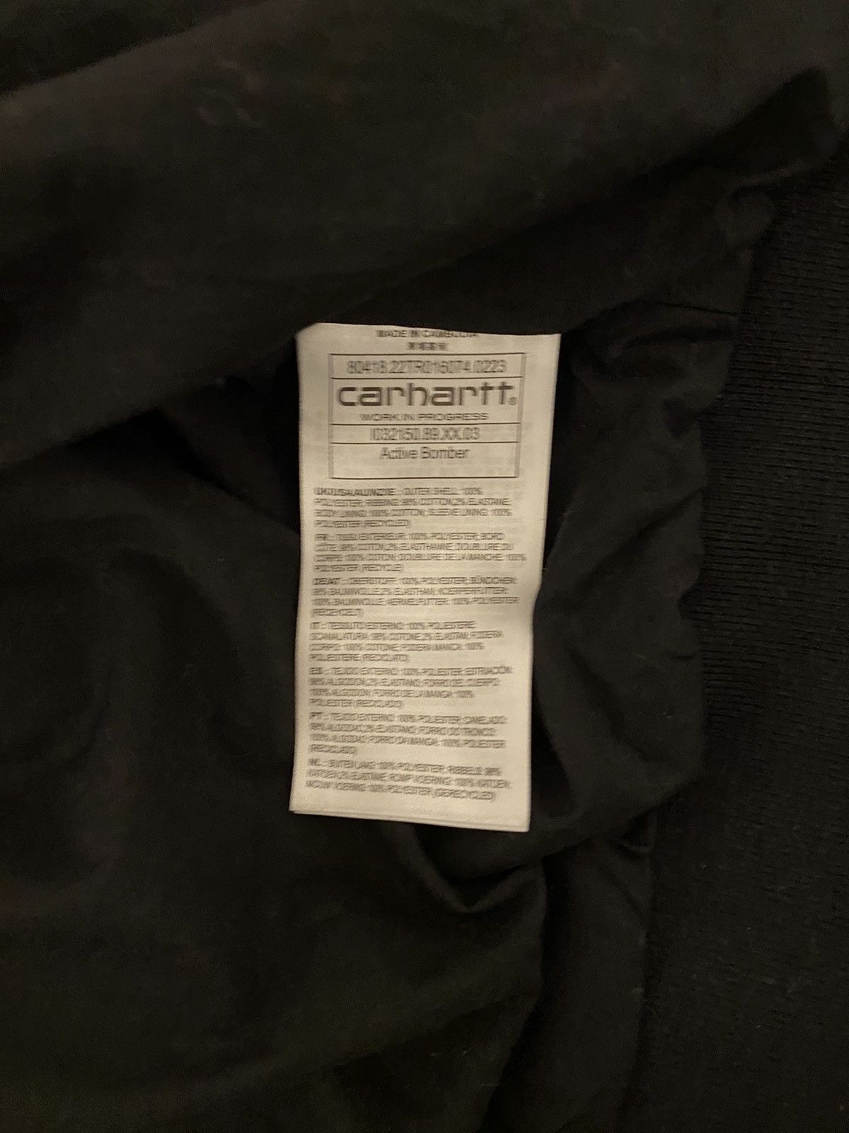 Carhartt Wip Carhartt WIP Active Bomber Jacket XL Size US XL / EU 56 / 4 - 14 Thumbnail