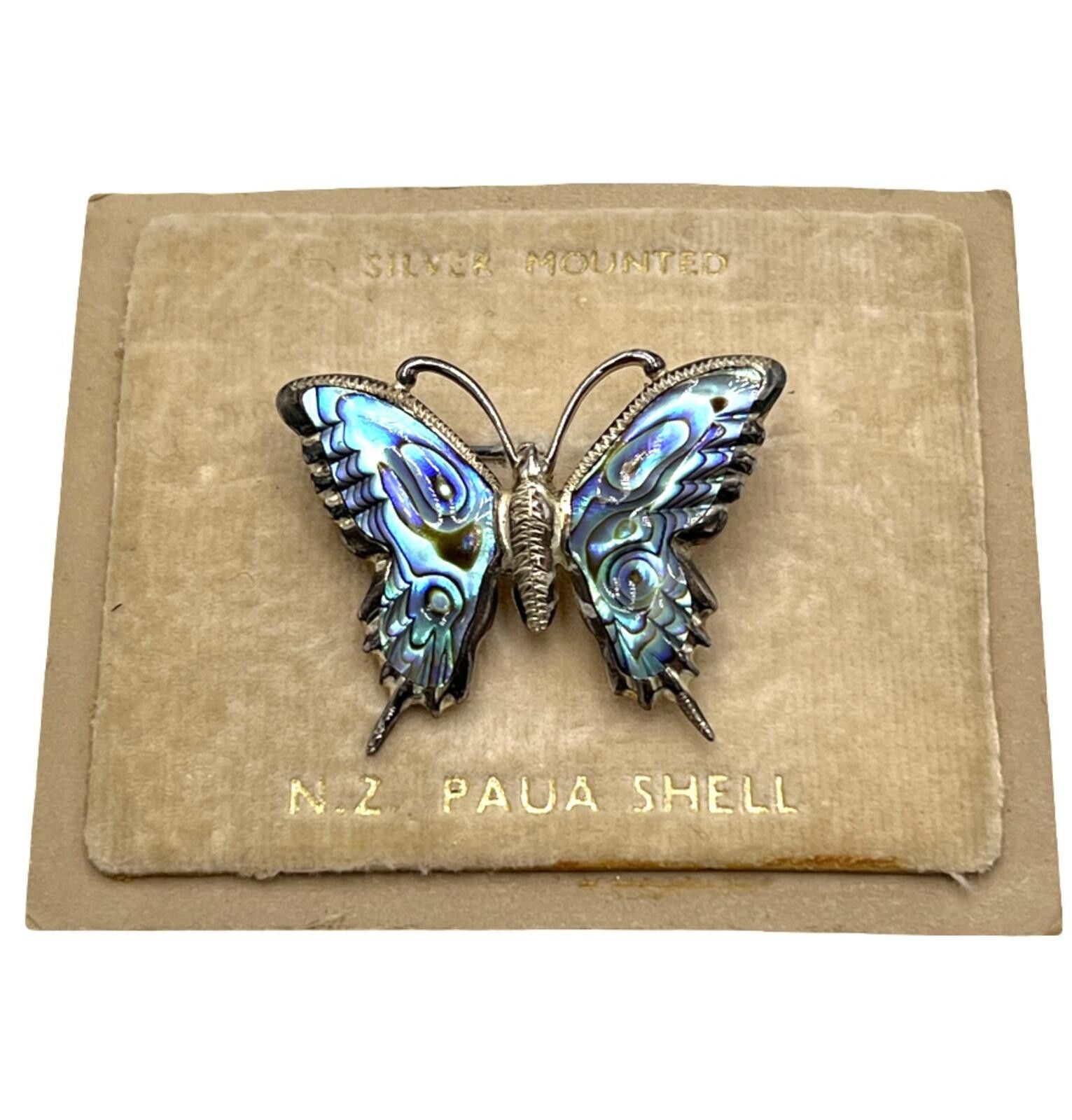 Other Ataahua Sterling Silver Abalone/Paua Shell Butterfly Brooch Size ONE SIZE - 2 Thumbnail