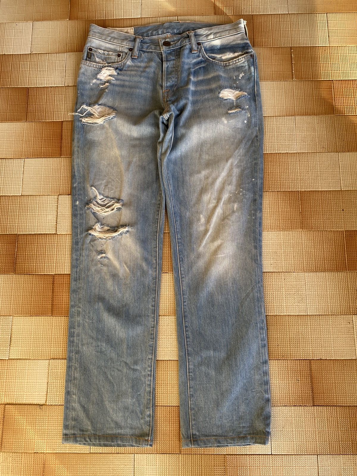 14th Addiction × Abercrombie & Fitch × PPFM Vintage ambercrombe &fitch straight cut denim Size US 32 / EU 48 - 2 Thumbnail