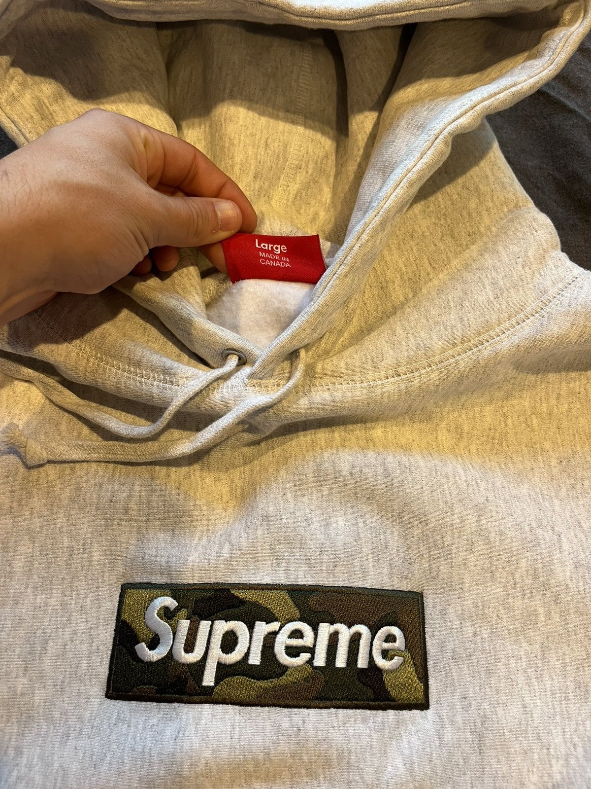Supreme Supreme Camo Box Logo Hooded Sweatshirt (FW 22) Size US L / EU 52-54 / 3 - 4 Thumbnail