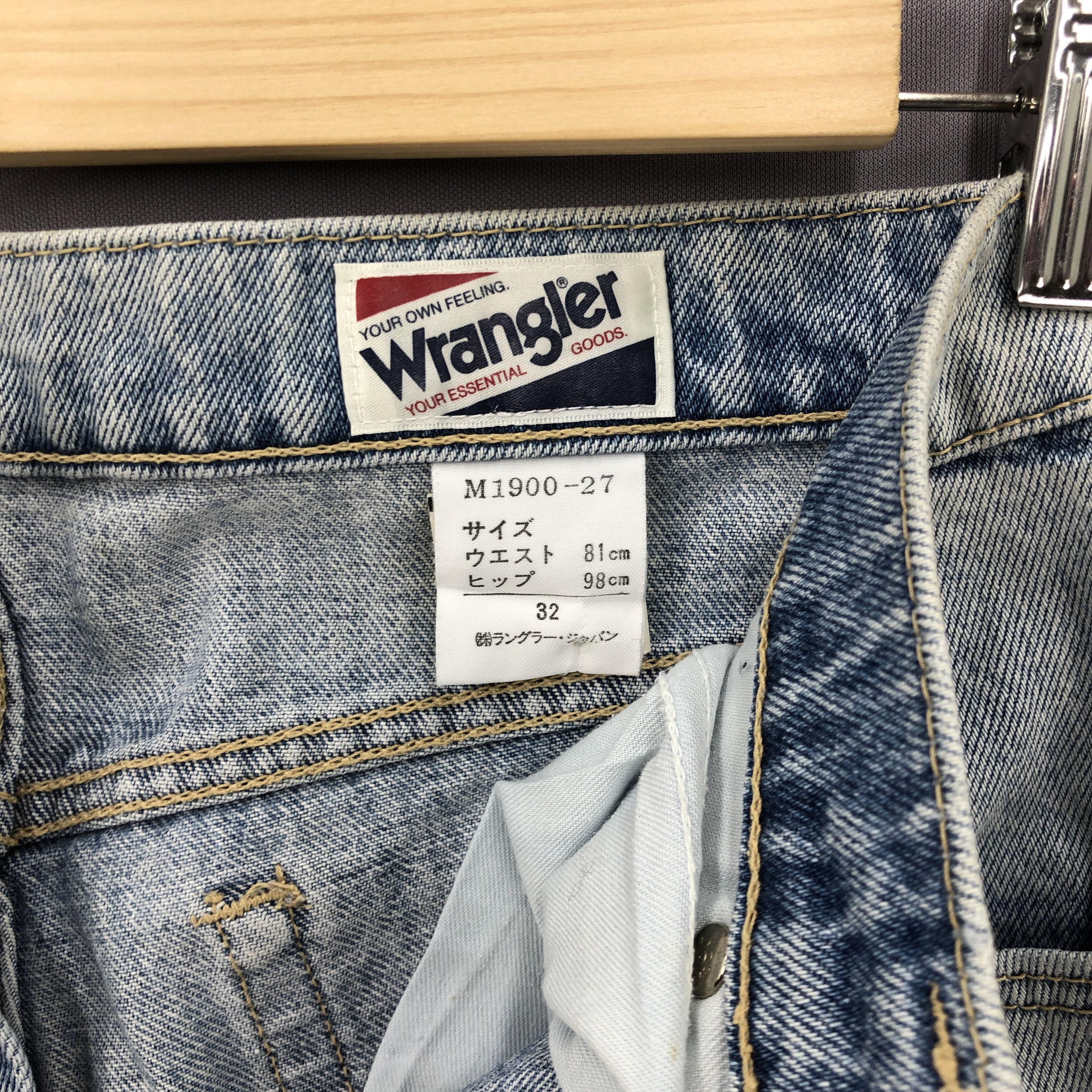 Wrangler Vintage Wrangler Sun Faded Jeans Wrangler Light Wash Denim Size US 30 / EU 46 - 9 Thumbnail