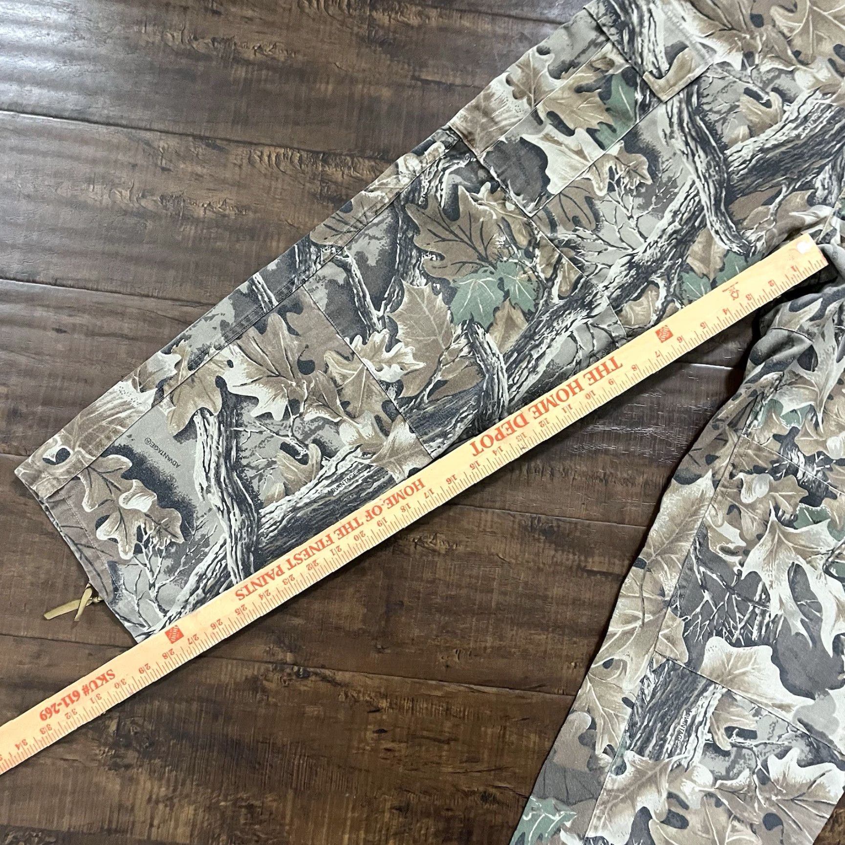 Vintage VINTAGE Tru-Spec Cargo Pants 34x29 Advantage Timber Camo Hunting 90s Mens L Size US 33 - 5 Thumbnail