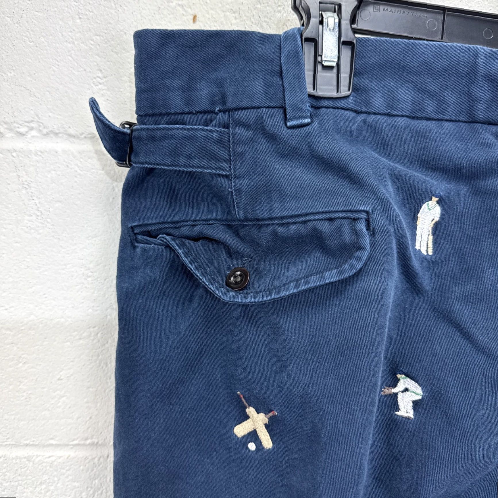 Polo Ralph Lauren VINTAGE Polo Ralph Lauren Golf Shorts Mens 38 Navy Cotton 5-Pocket Chino Casual Summer Fall Spring Size US M / EU 48-50 / 2 - 7 Thumbnail