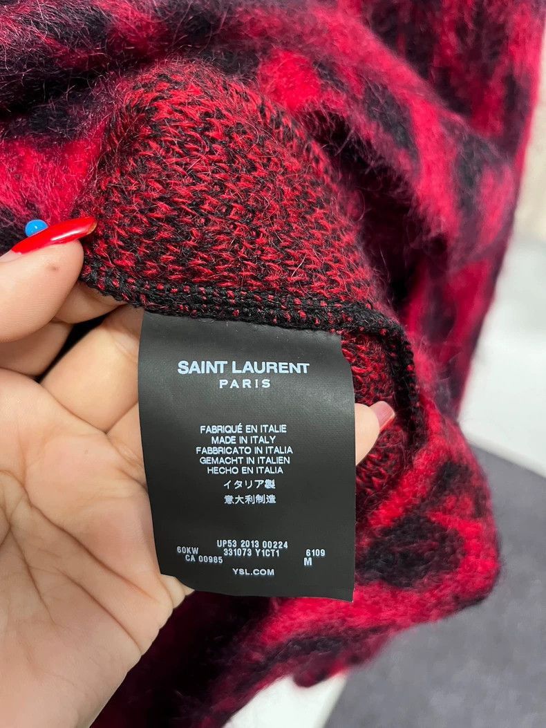 Saint Laurent Paris Saint Laurent Paris Leopard print sweater from the first ye Size US M / EU 48-50 / 2 - 4 Thumbnail
