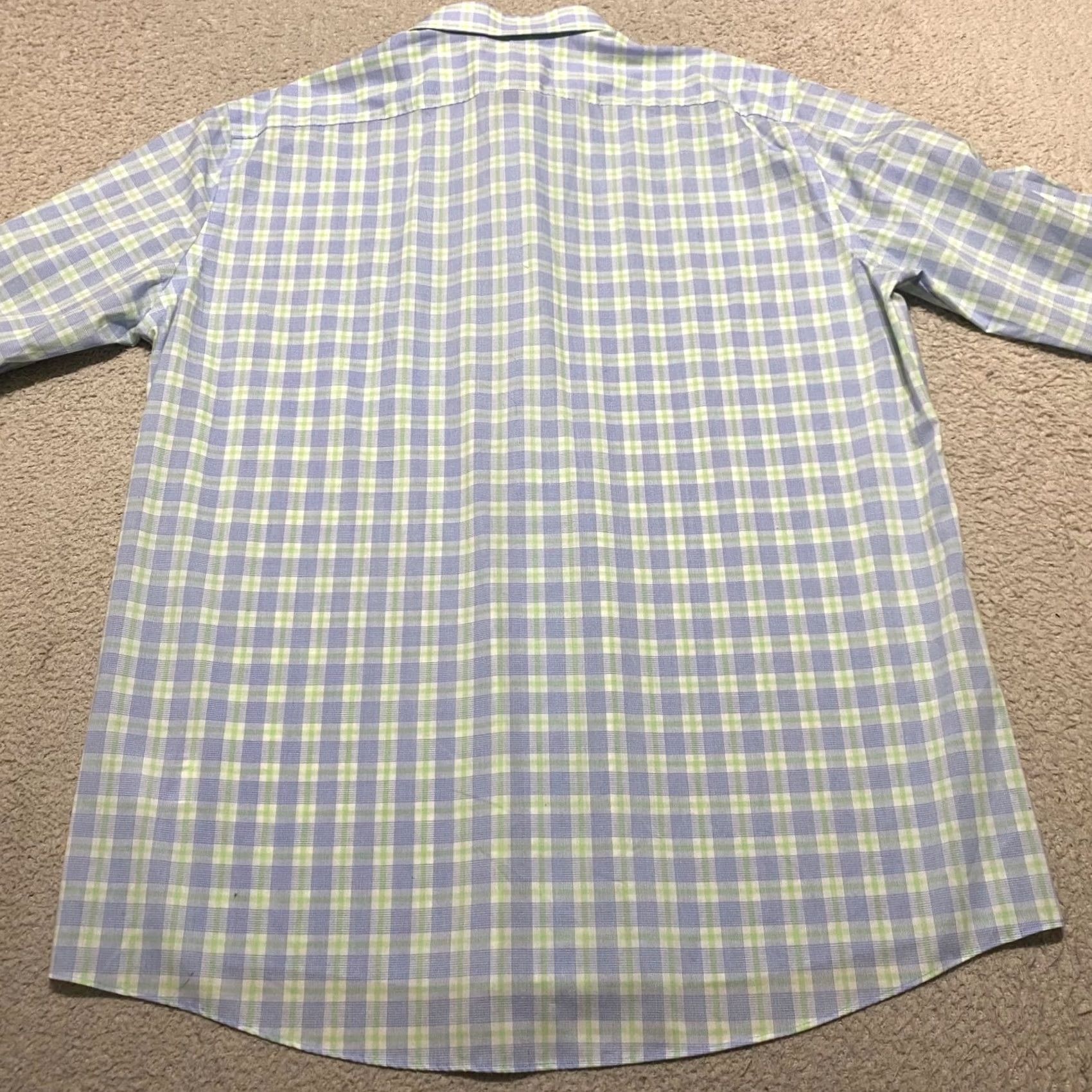 Stafford Stafford Mens Shirt Multicolor Plaid Long Sleeve Button-Front Easy Care sz 17.5 Size US XXL / EU 58 / 5 - 2 Thumbnail