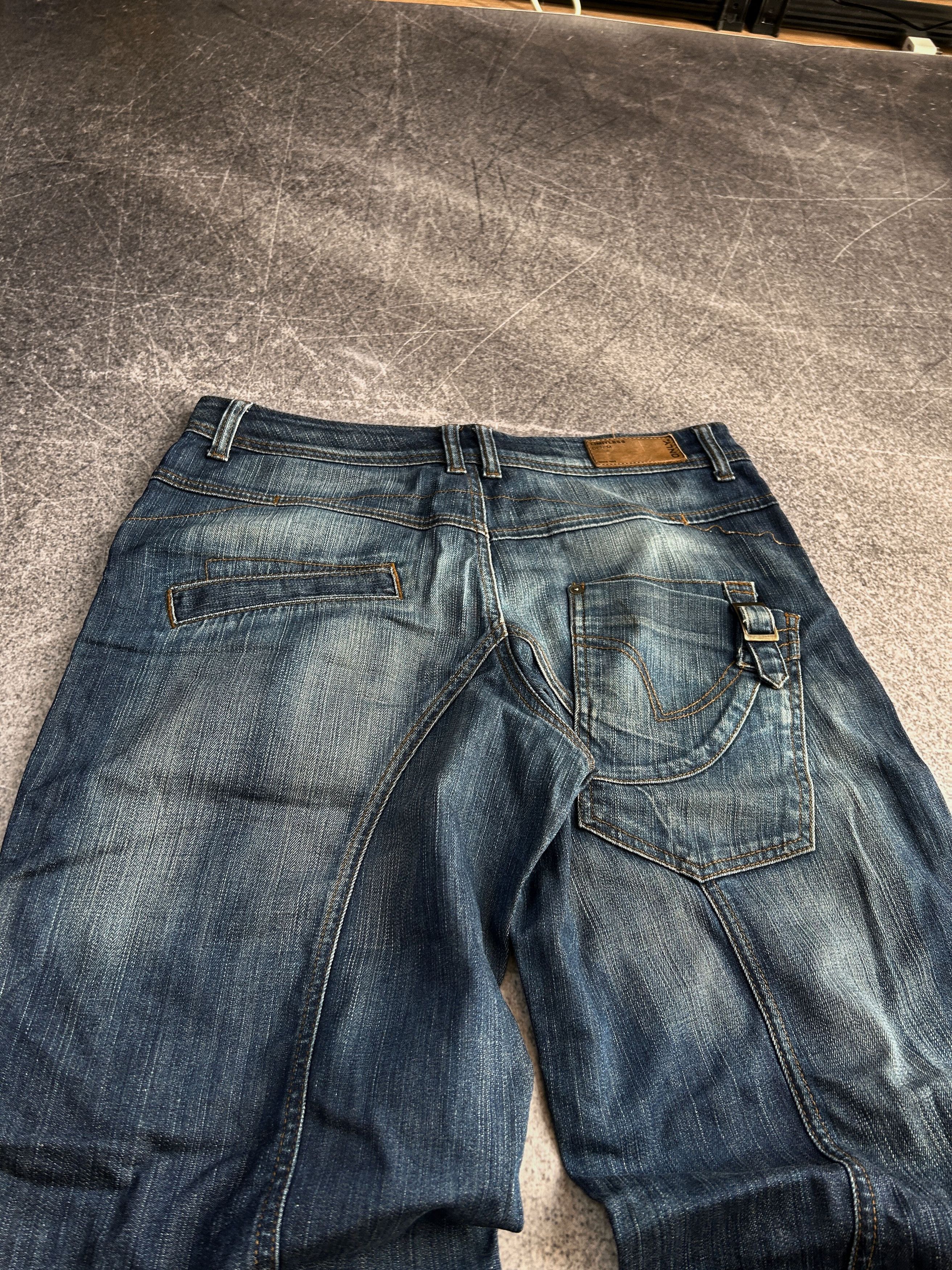 Vintage Y2K Baggy Denim Jeans Wide Leg Distressed Skater Grunge Size US 32 / EU 48 - 6 Thumbnail