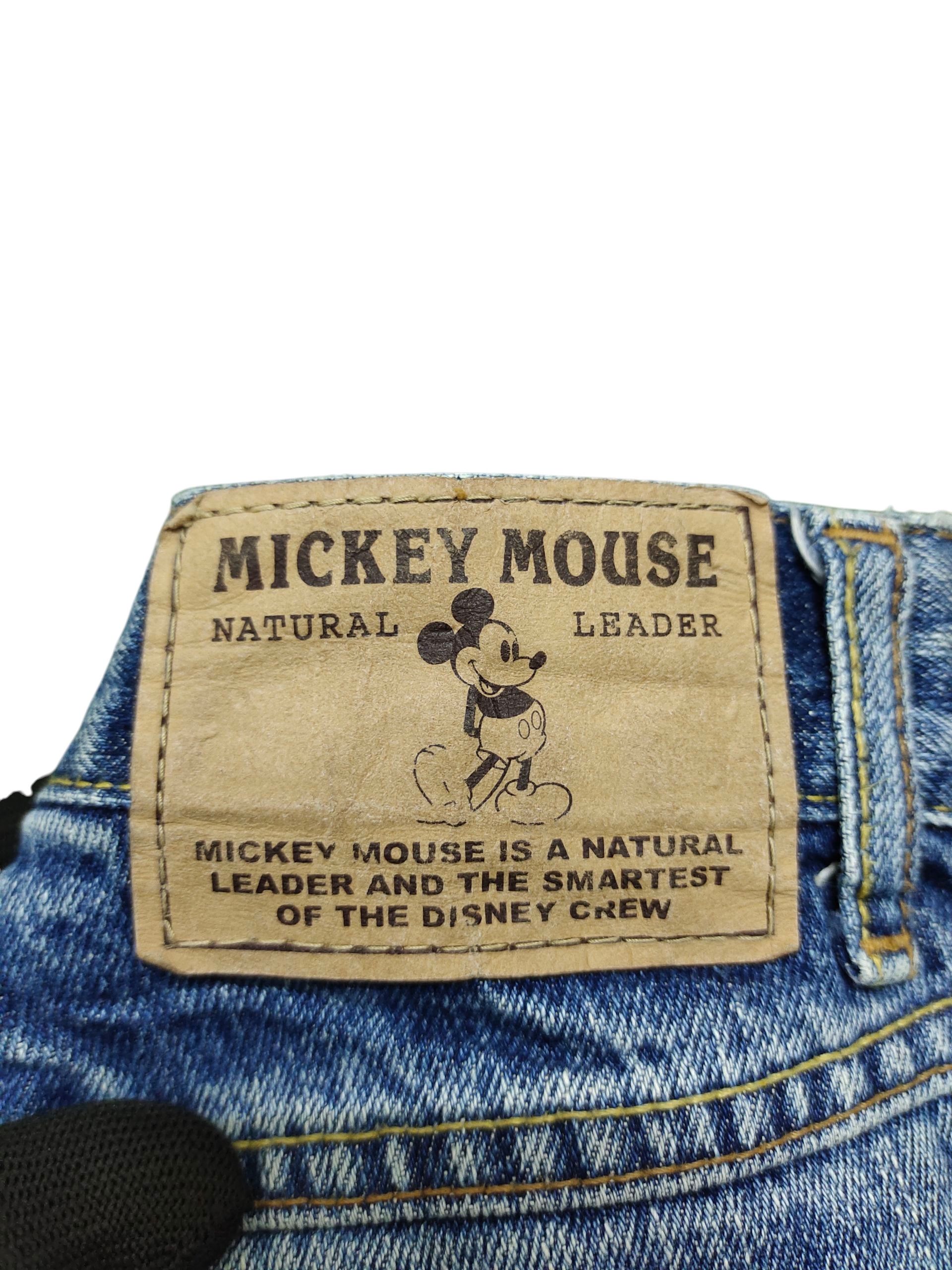 Mickey Mouse Vintage 90s Mickey Mouse Patchwork Clawmark Distress Jeans Size US 32 / EU 48 - 10 Thumbnail