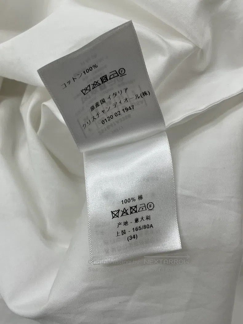 Dior Dior White little bee shirt Size XXS / US 00 / IT 34 - 6 Thumbnail