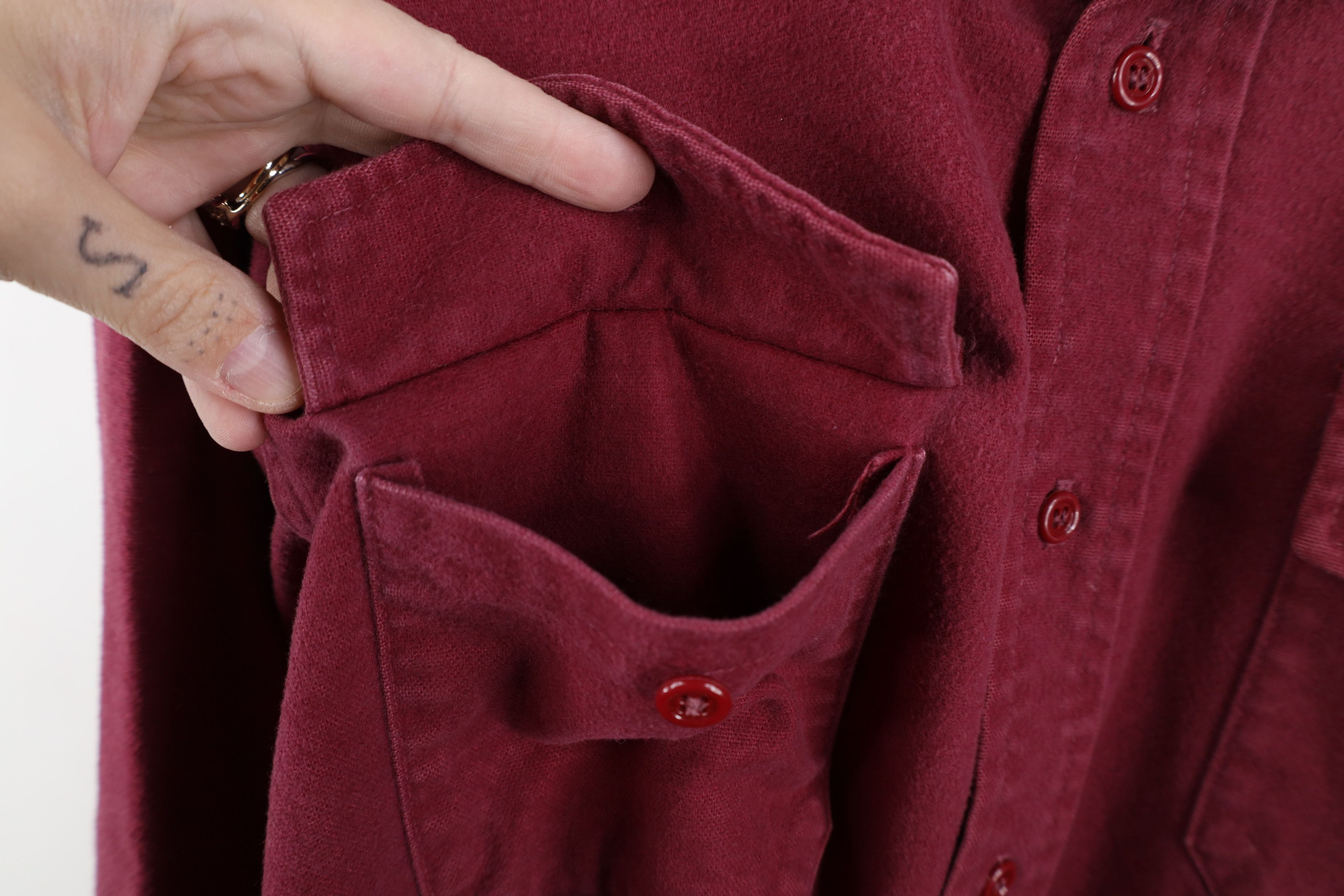Vintage Vintage 70s Streetwear Chamois Cloth Button Shirt USA Size US L / EU 52-54 / 3 - 5 Thumbnail