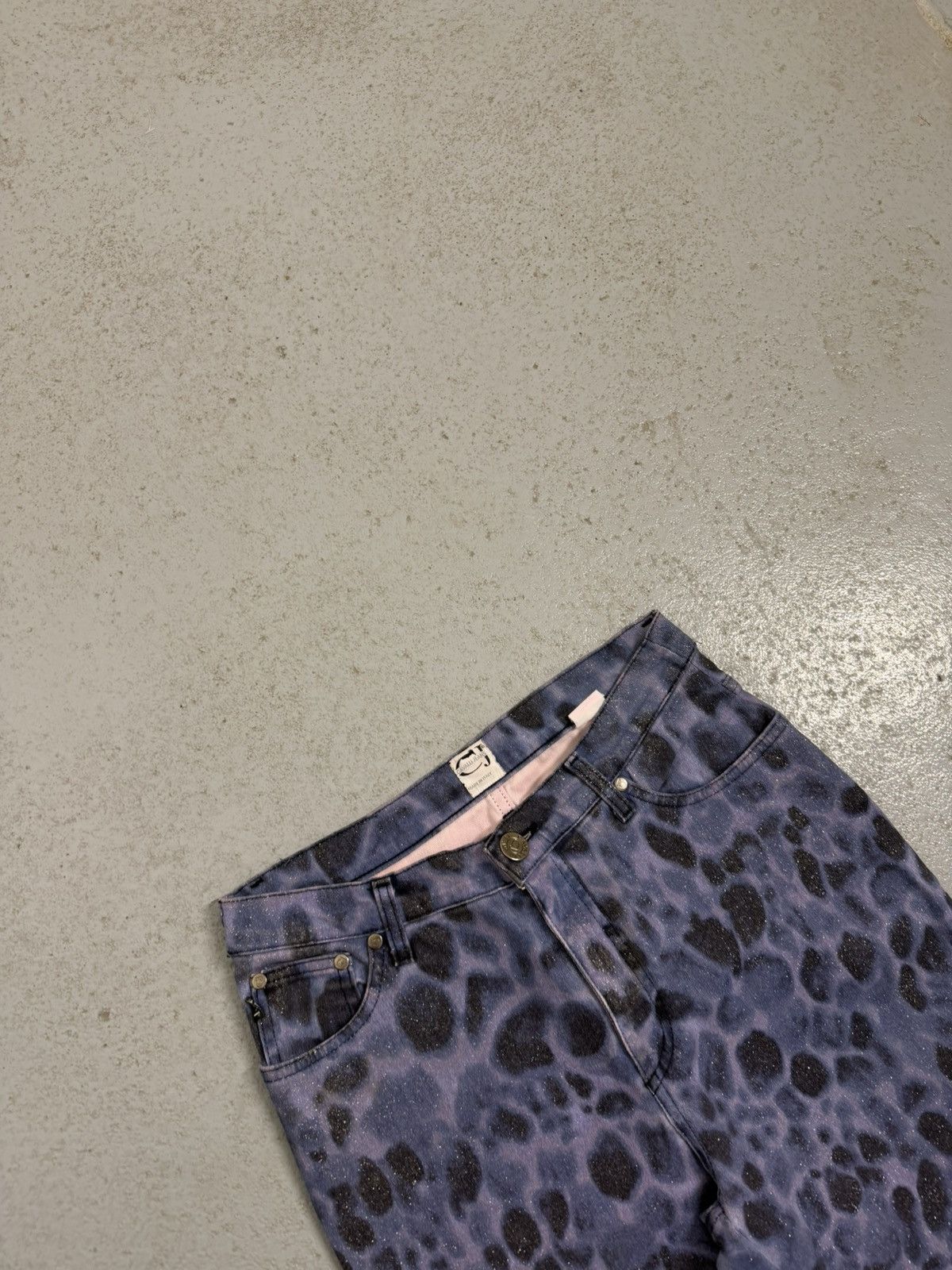 Just Cavalli Vintage Cavalli Jeans Leopard Overprinted Jeans Size 32" / US 10 / IT 46 - 4 Thumbnail