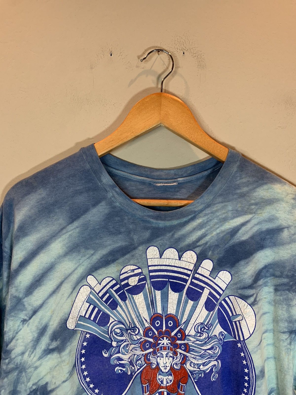 Band Tees × Vintage *RARE* Vintage 80s The Who Tommy Single Stitch Tie-Dye Shirt Size US L / EU 52-54 / 3 - 7 Thumbnail