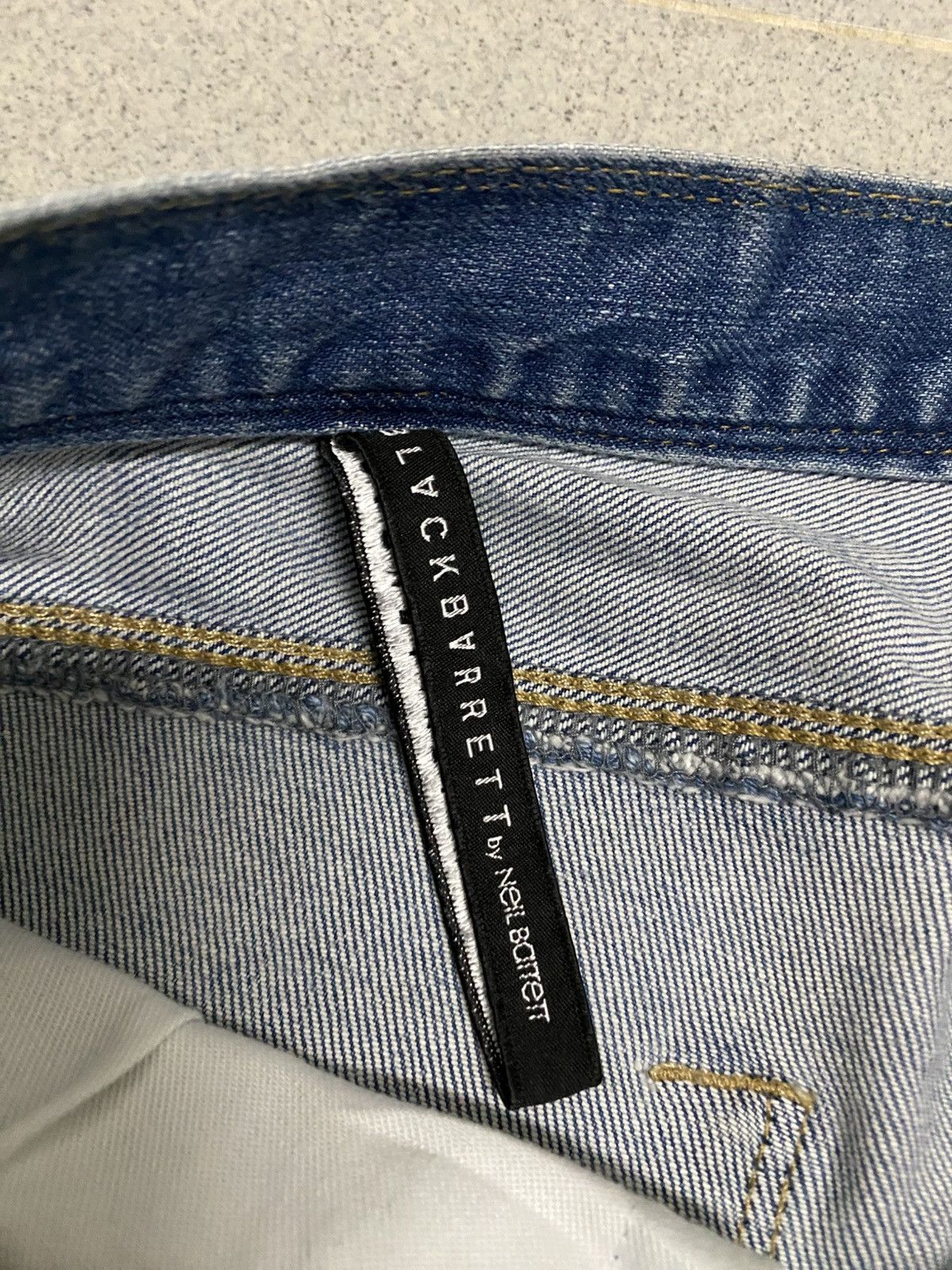 Neil Barrett Vintage Black Barrett Neil Barrett Denim Jeans Size US 34 / EU 50 - 8 Thumbnail