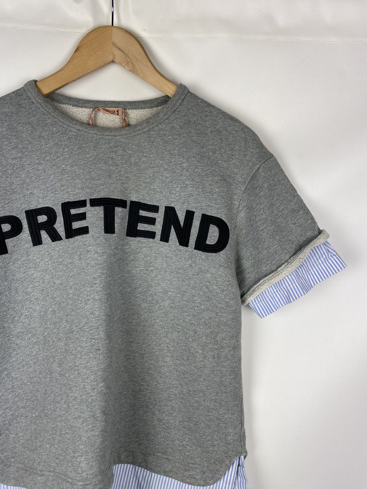 N21 N21 ladies big logo Pretend short sleeve sweatshirt pullover Size M / US 6-8 / IT 42-44 - 5 Thumbnail