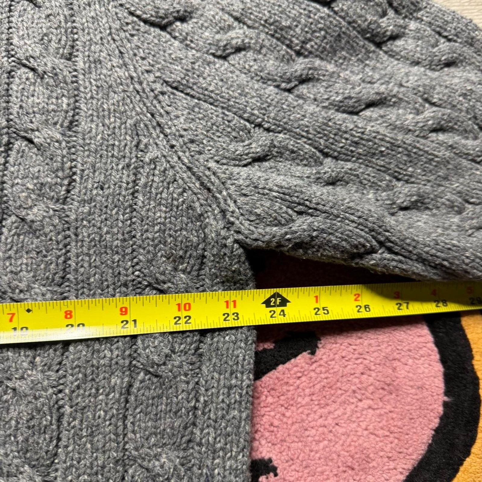 Old Navy × Vintage Vintage Y2K Old Navy V-neck Knit Sweater Size XL Grey Size US XL / EU 56 / 4 - 4 Thumbnail