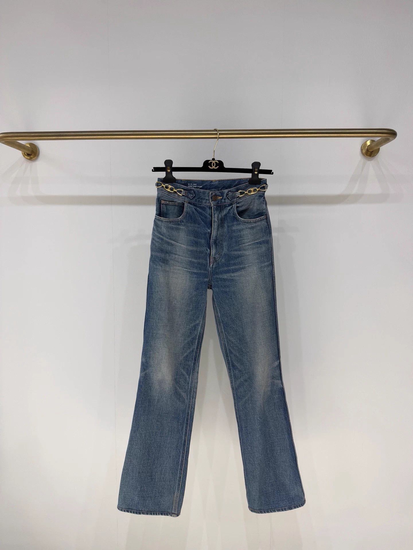 Celine Celine Triomphe 003 07UW Gold Button Jeans 25 99New Size 25" / US 0 / IT 36 - 1 Thumbnail