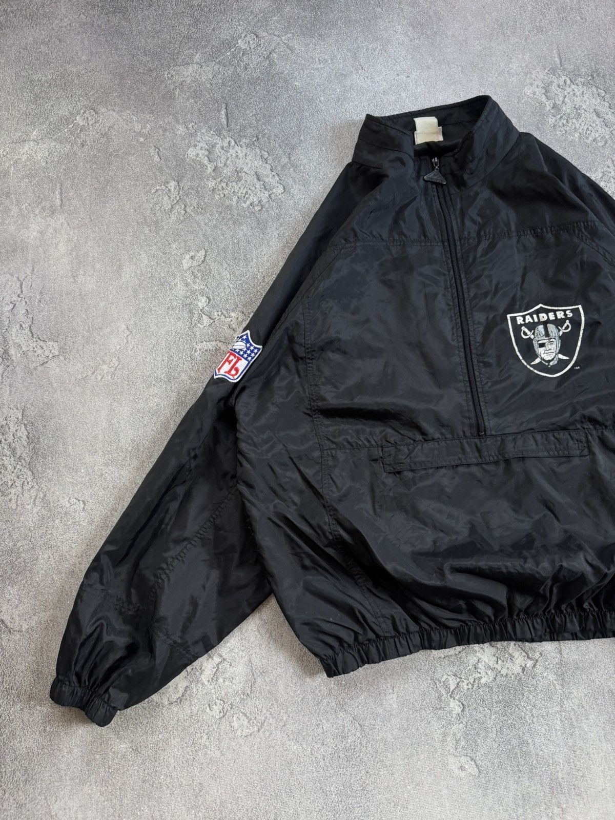 Apex One Raiders Oakland Apex One NFL light jacket anorak bomber 90s Size US XL / EU 56 / 4 - 5 Thumbnail