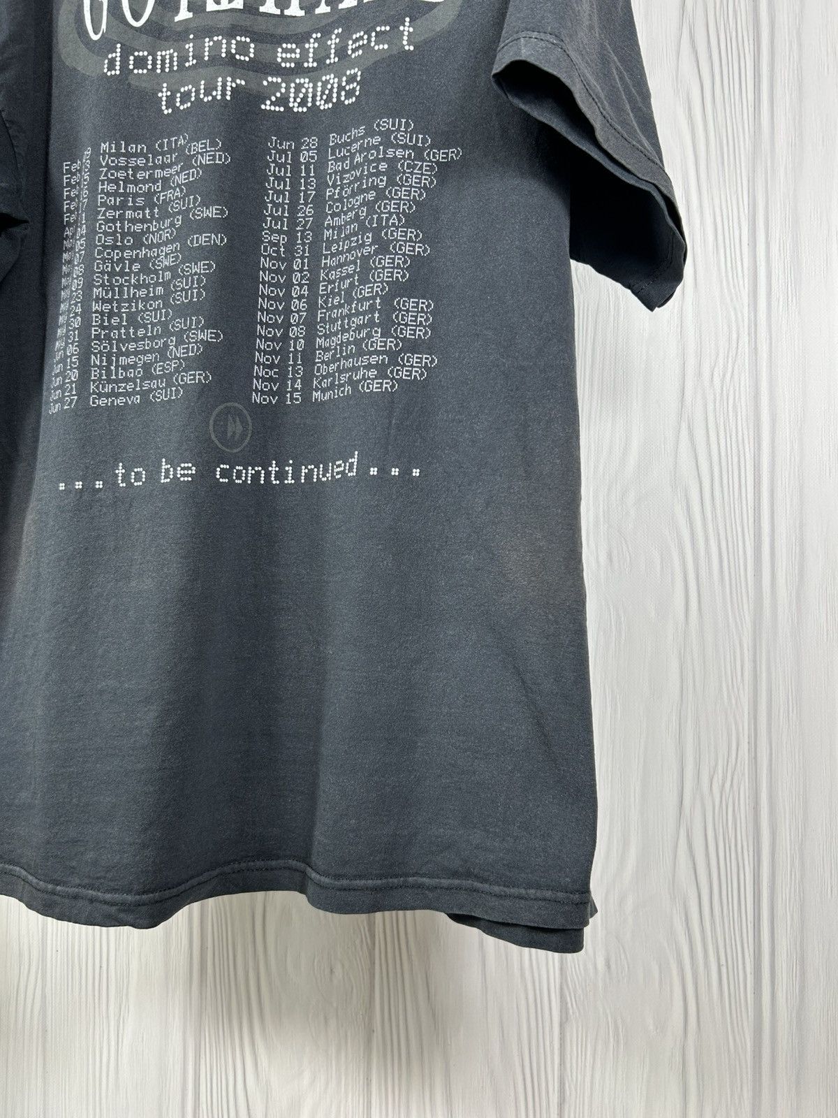 Band Tees Vintage Gotthard Domino Effect 2008 Tour T-Shirt Size XL Size US XL / EU 56 / 4 - 15 Thumbnail