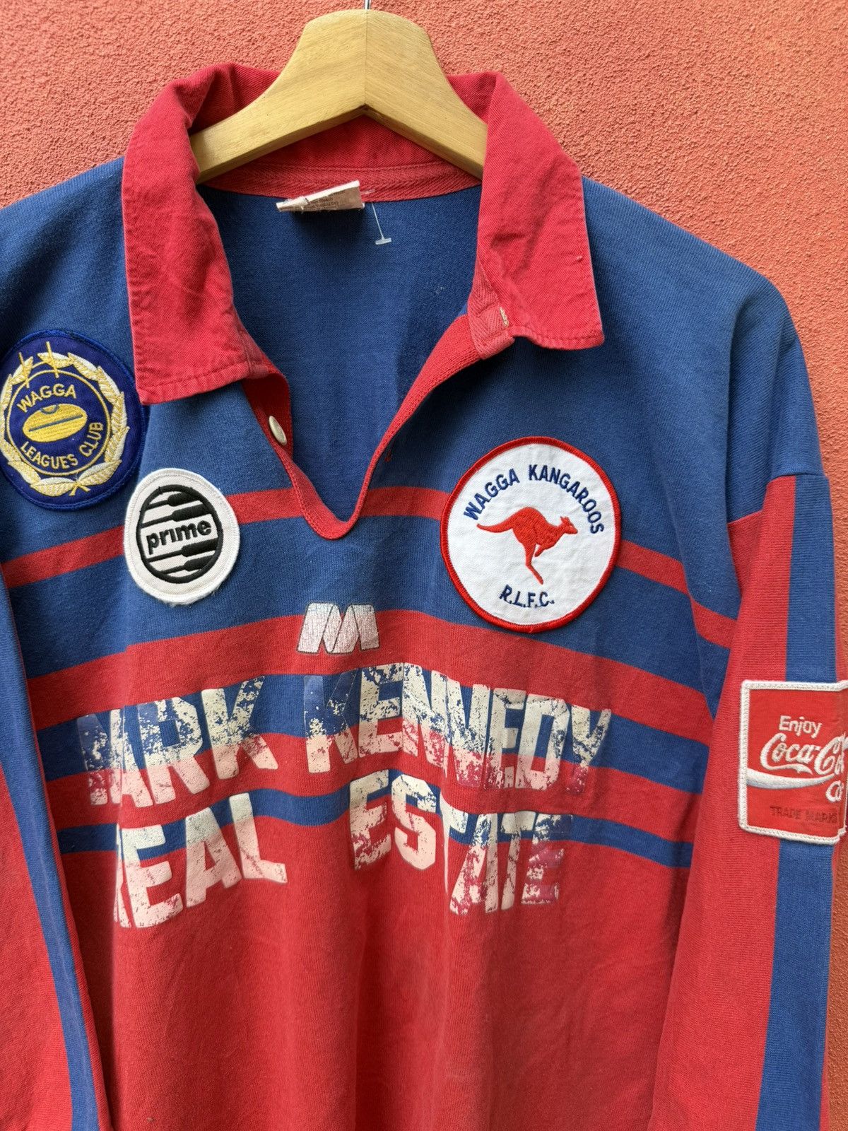 Other Vintage Rugby Wagga Kangaroos R.L.F.C. Size US XL / EU 56 / 4 - 4 Thumbnail