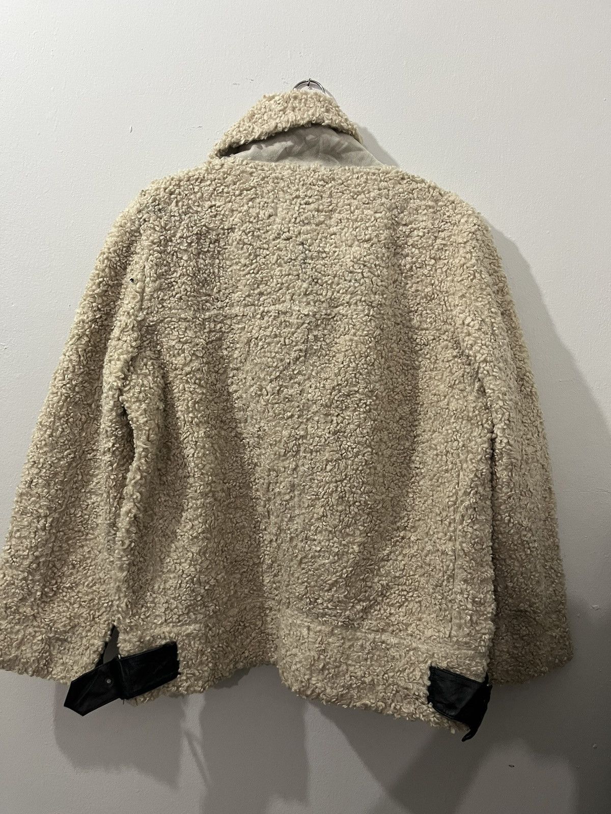 Zara 🔥Zara🔥 Woman Deep Pile Beige Heavy Jackets Size L / US 10 / IT 46 - 15 Thumbnail