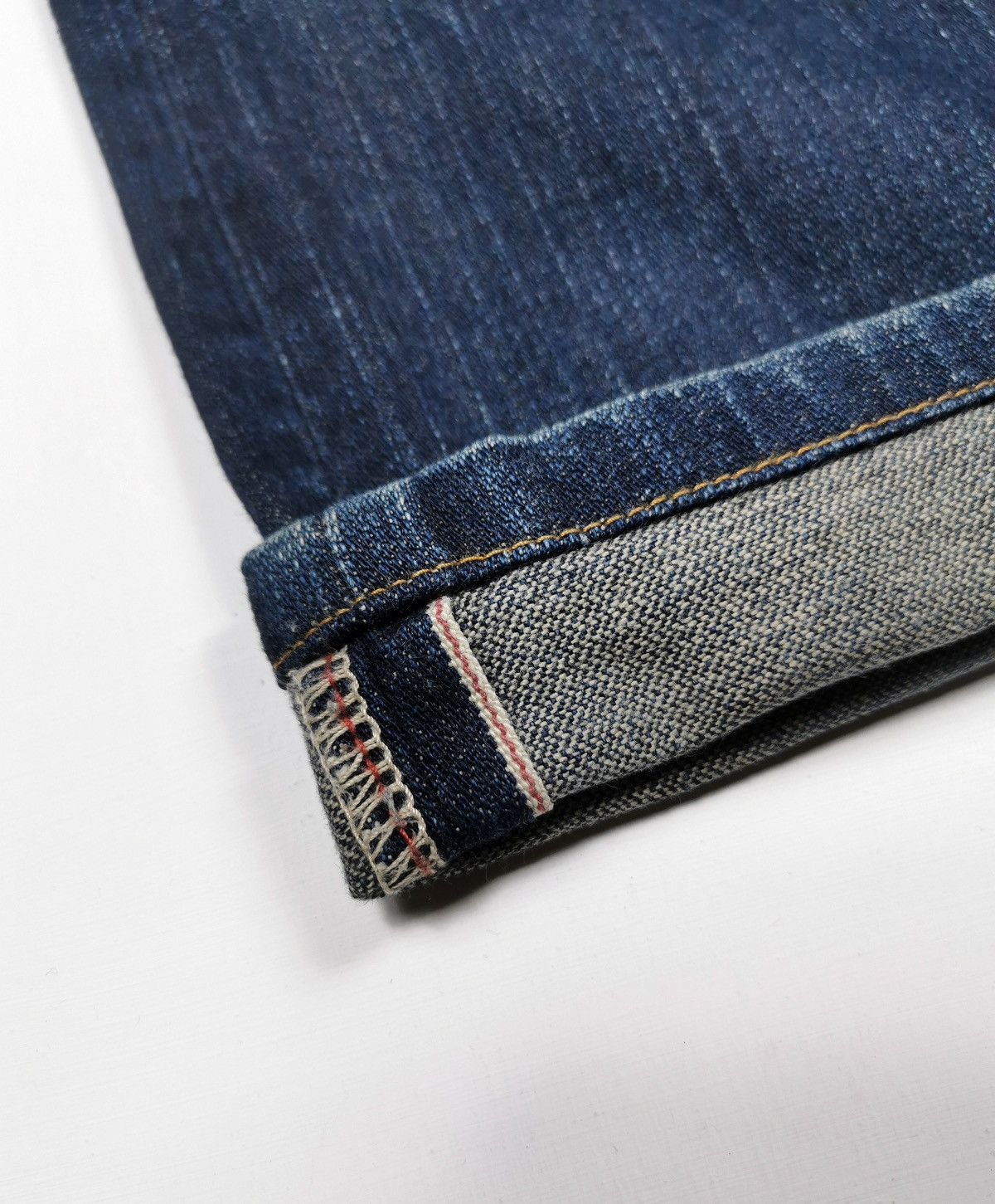 Japanese Brand Selvedge Back Number Japan Tight Straight Ankle Jeans Size US 34 / EU 50 - 5 Thumbnail