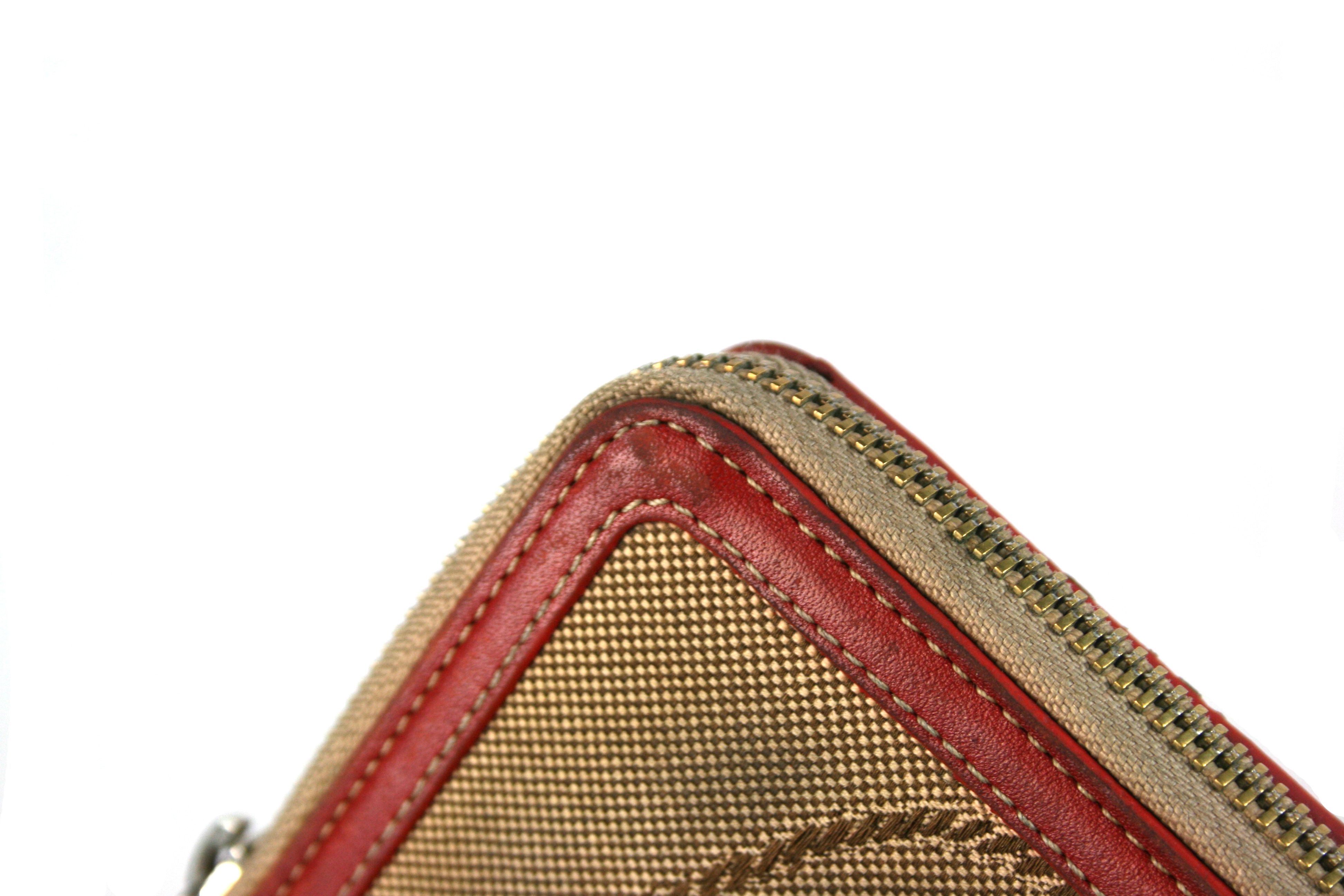 Prada 90S Big Logo Jacquard Wallet Vintage Size ONE SIZE - 7 Thumbnail