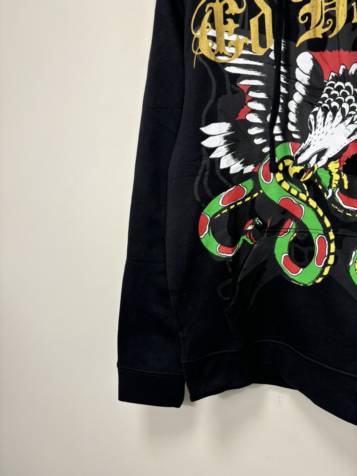Christian Audigier Ed Hardy NEW Eagle Snake Logo Hype Y2K Tattoo Black Hoodie Size US S / EU 44-46 / 1 - 6 Thumbnail