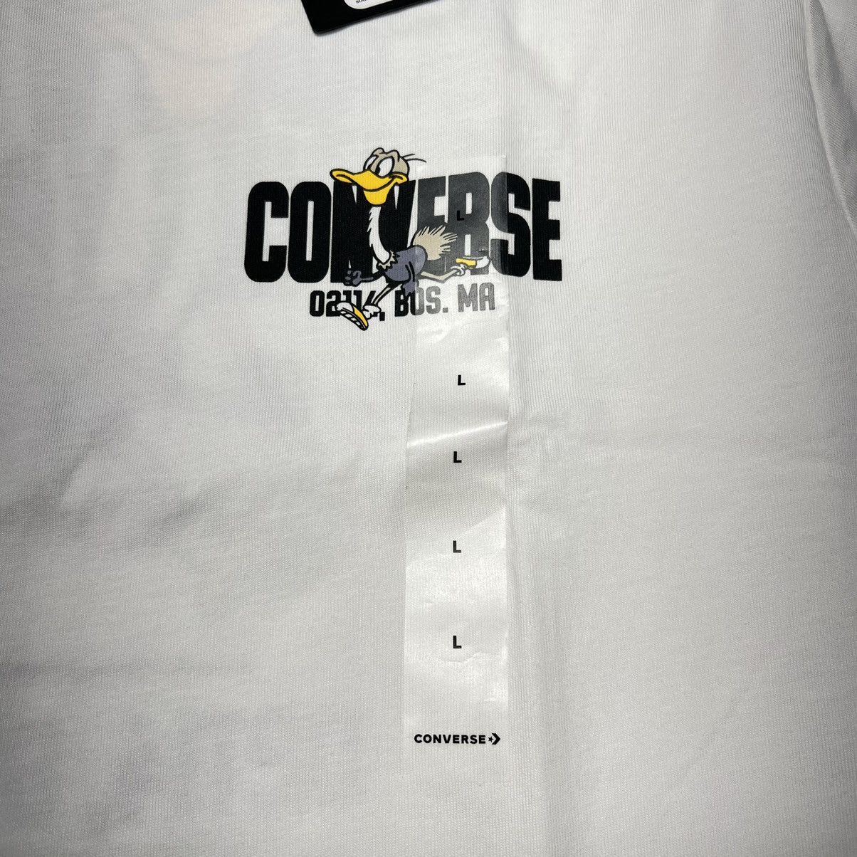 Converse Converse Tee Shirt White Bird Boston Running All Star Size US L / EU 52-54 / 3 - 7 Thumbnail