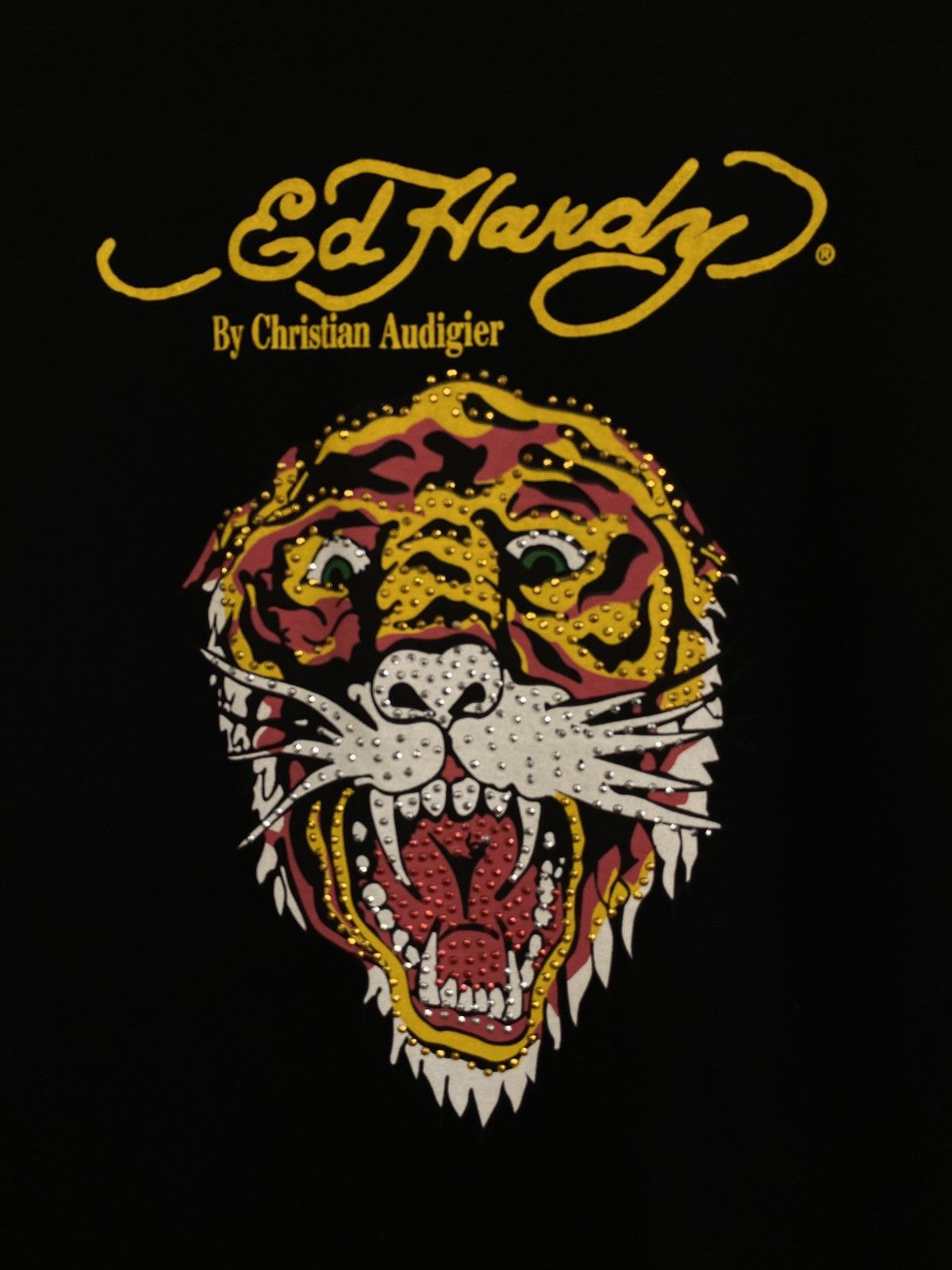 Ed Hardy 🇺🇸 Vintage Ed Hardy Christian Audigier Y2K T-Shirt Rare Retro Size M / US 6-8 / IT 42-44 - 4 Thumbnail
