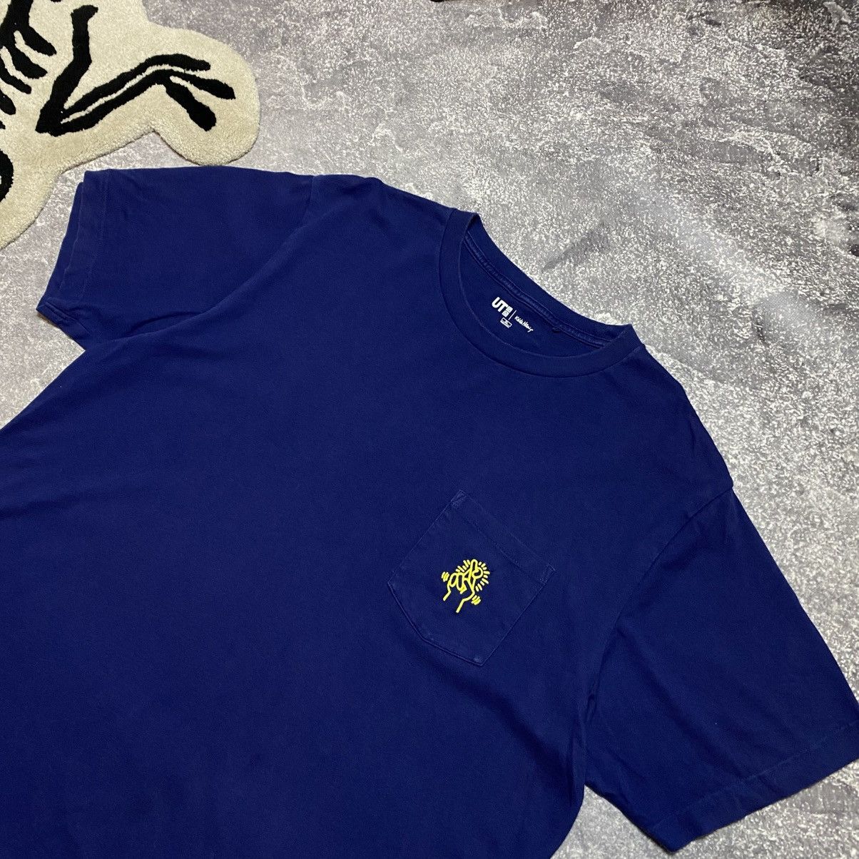 Uniqlo Designer Uniqlo x Keith Haring Big logo Basic tee Size US XL / EU 56 / 4 - 5 Thumbnail