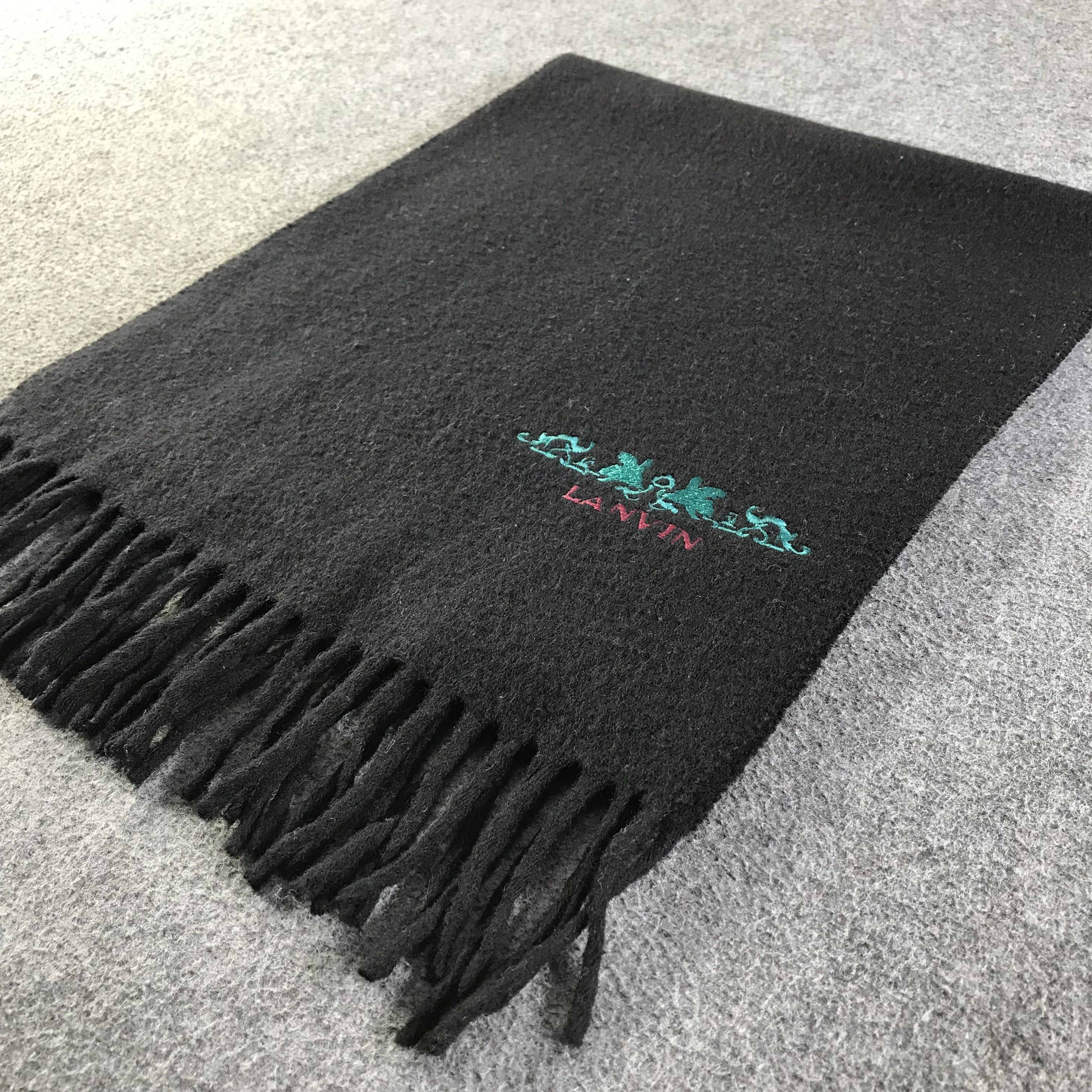 Lanvin Lanvin Wool Scarf / Muffler / Neckwear SS1458 Size ONE SIZE - 4 Thumbnail