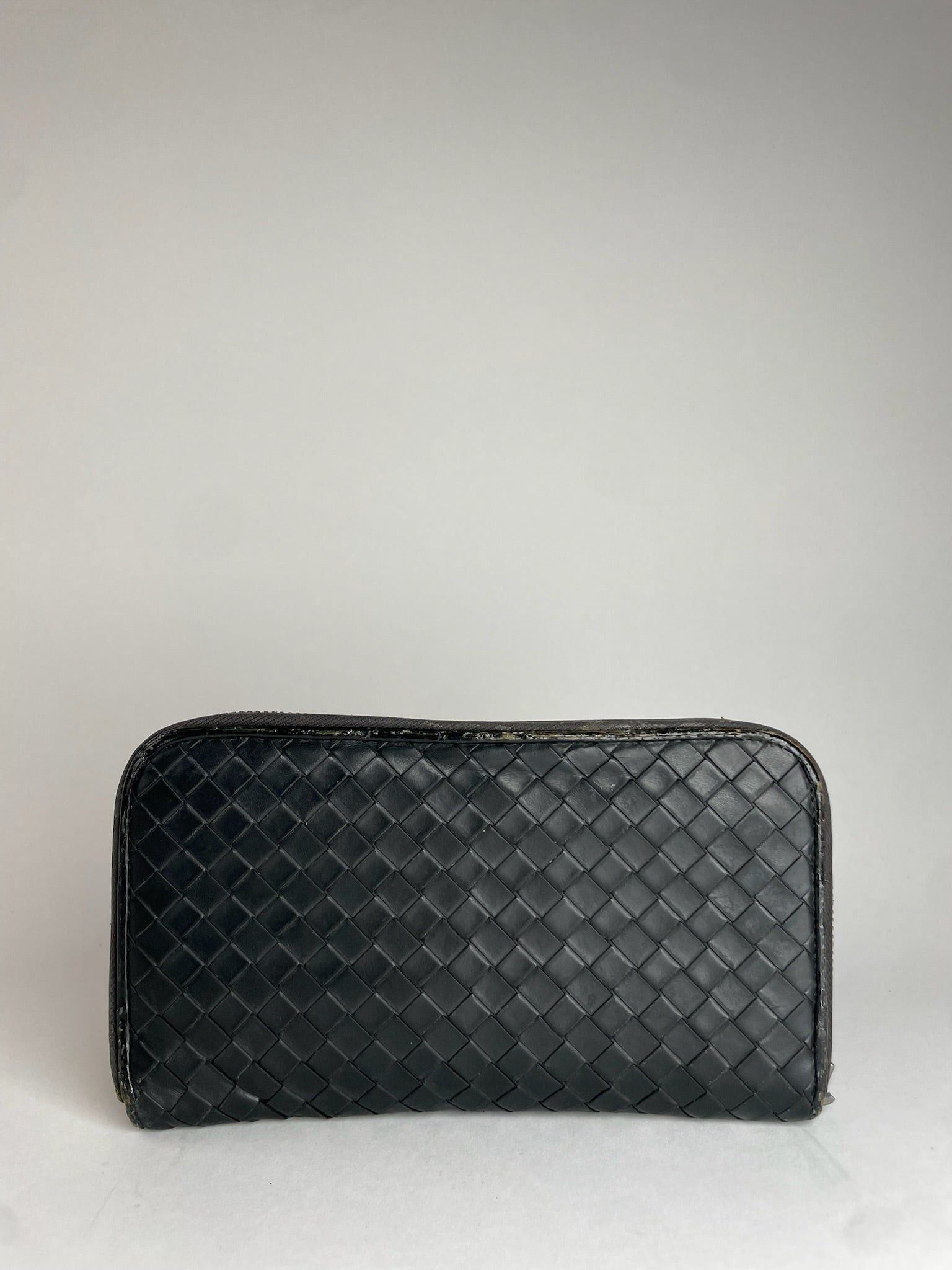 Other Vintage Bottega Veneta Intrecciato Leather Wallet Black Size ONE SIZE - 1 Thumbnail