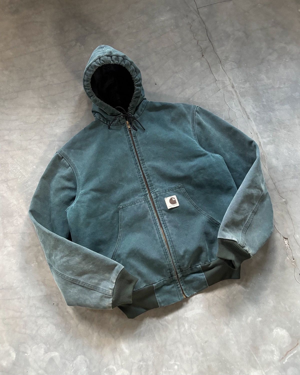 Carhartt Crazy Vintage Faded Carhartt Active Jacket J06 - HTG📘 Size US S / EU 44-46 / 1 - 3 Thumbnail