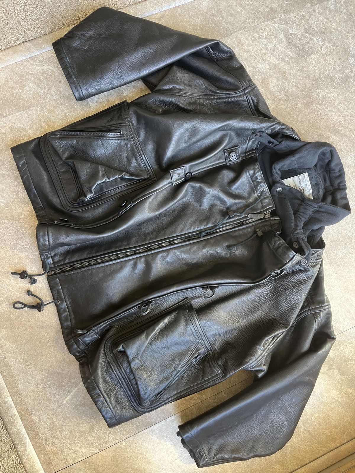 Vintage Rare Marithe Francois Girbaud Leather Jacket