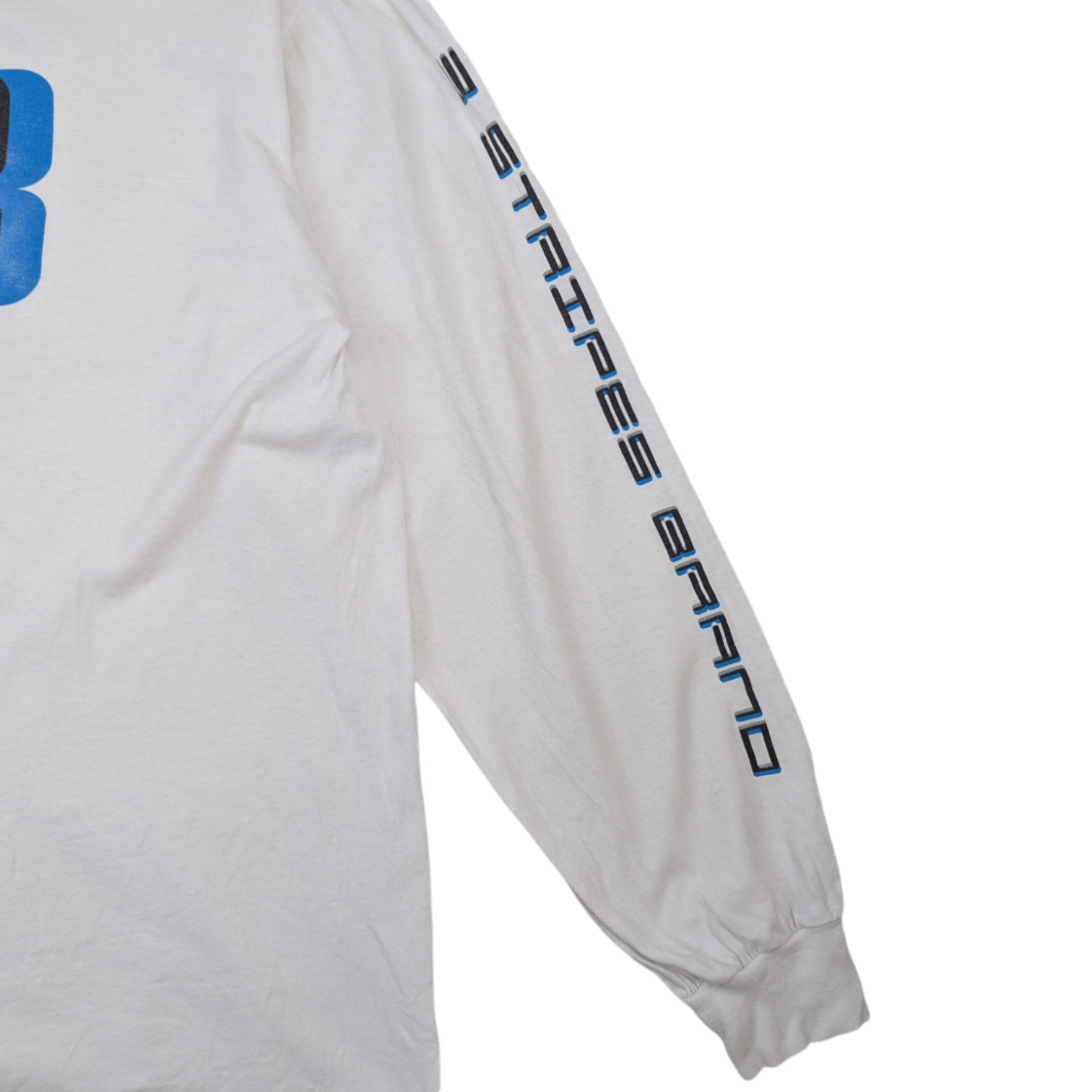 Adidas Vintage 2000's ADIDAS 3 Striped Long Sleeve T-Shirt Size US L / EU 52-54 / 3 - 9 Thumbnail