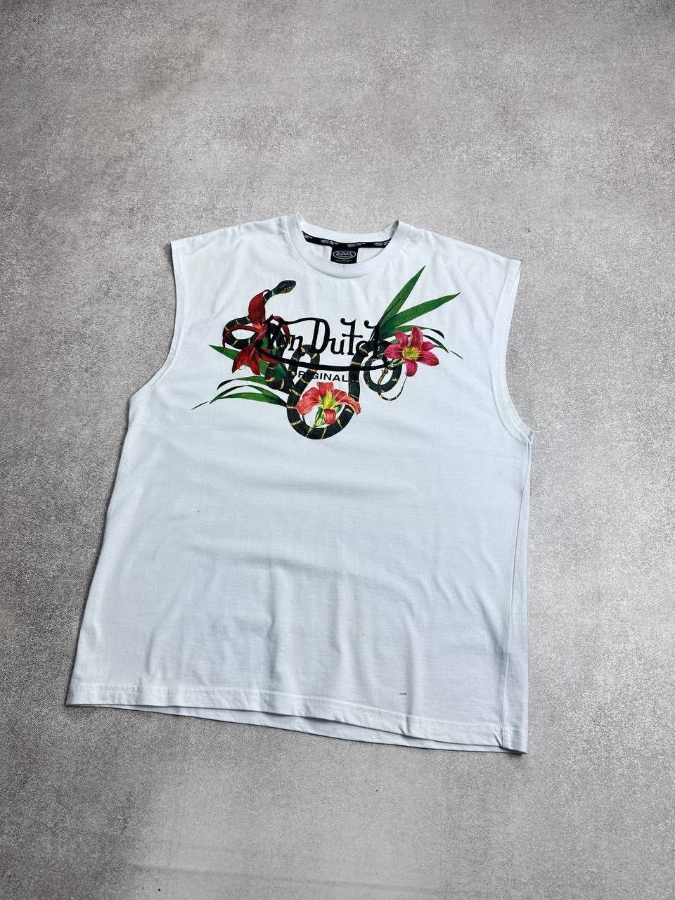 Von Dutch Vintage Von Dutch Floral Y2K Tank Top Rare S Size US S / EU 44-46 / 1 - 2 Thumbnail