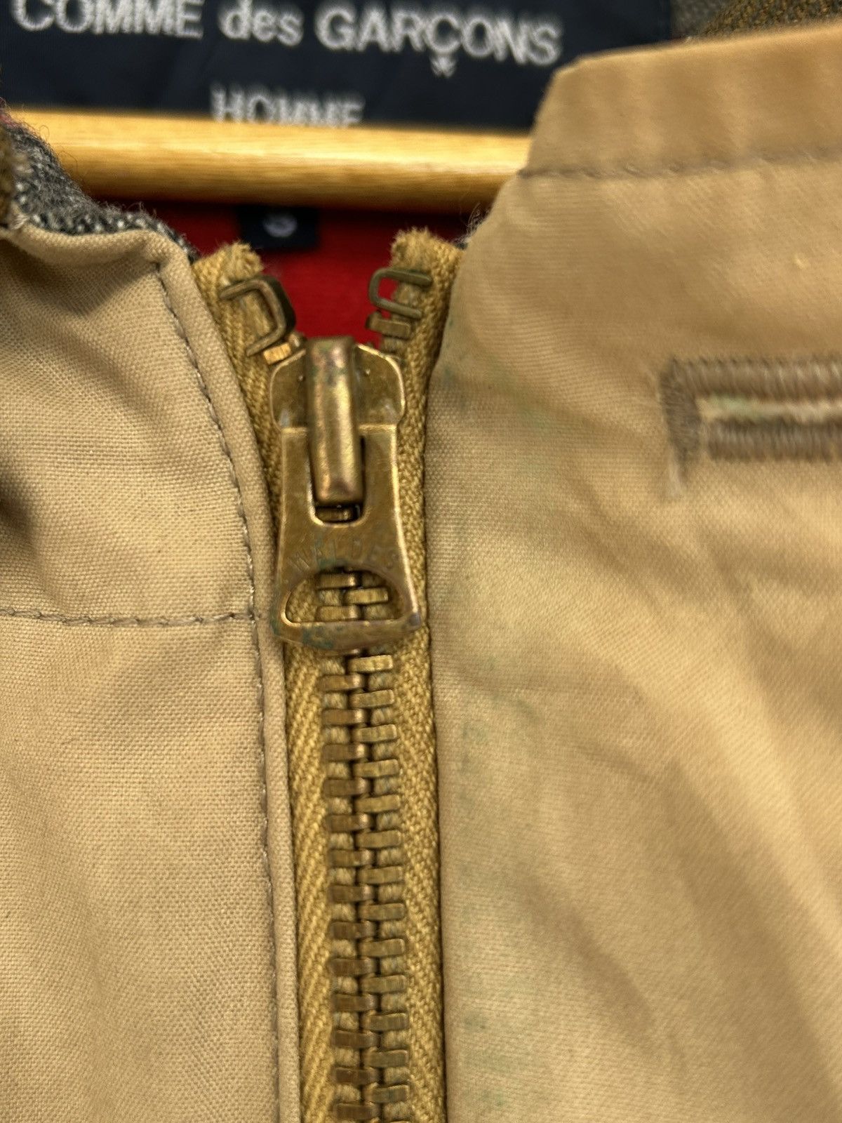 Comme des Garcons AD 2012 The British Millerain X CDG Jacket Vintage Beige Size US S / EU 44-46 / 1 - 6 Thumbnail